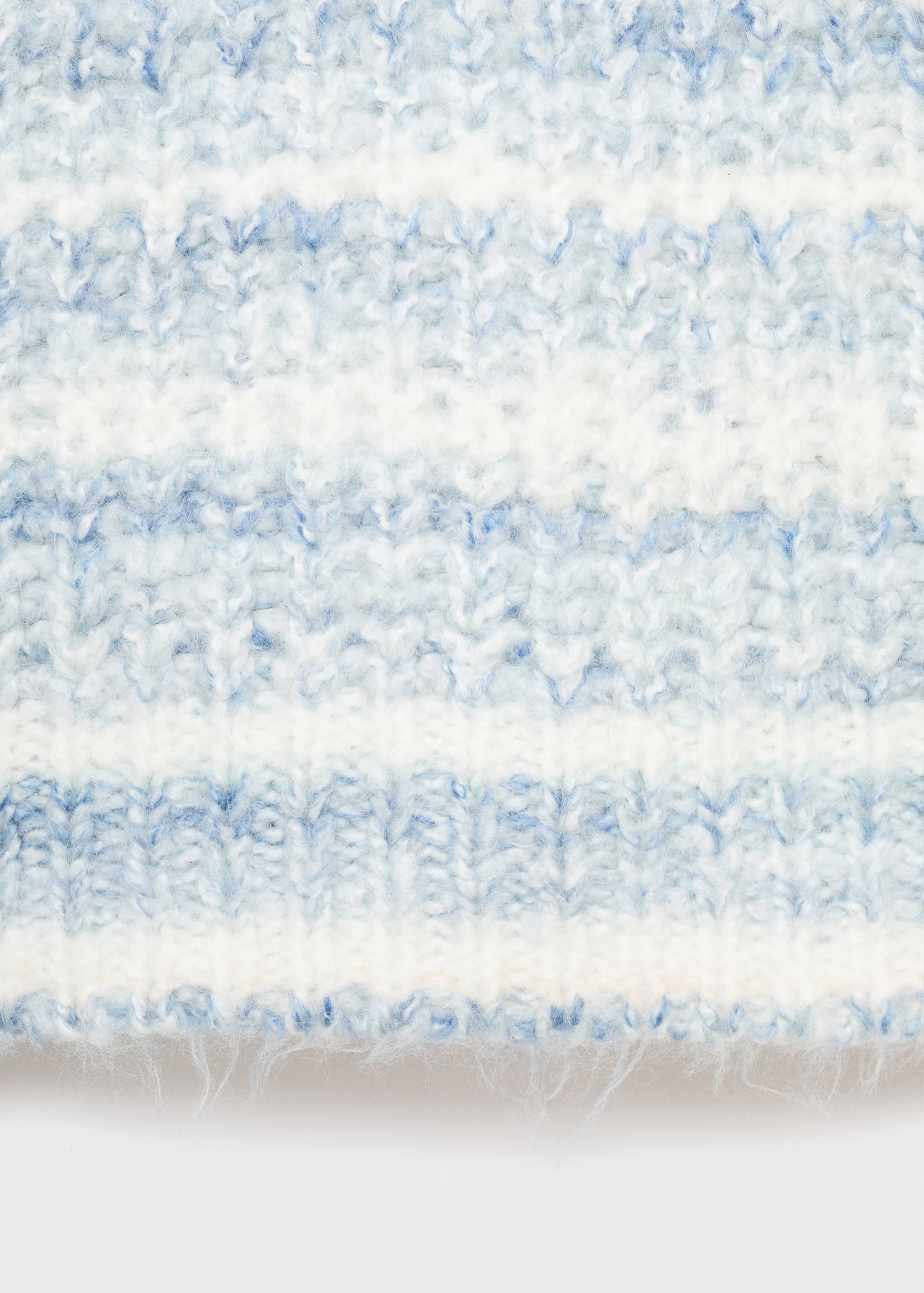 Striped knitted gilet - Details of the article 0