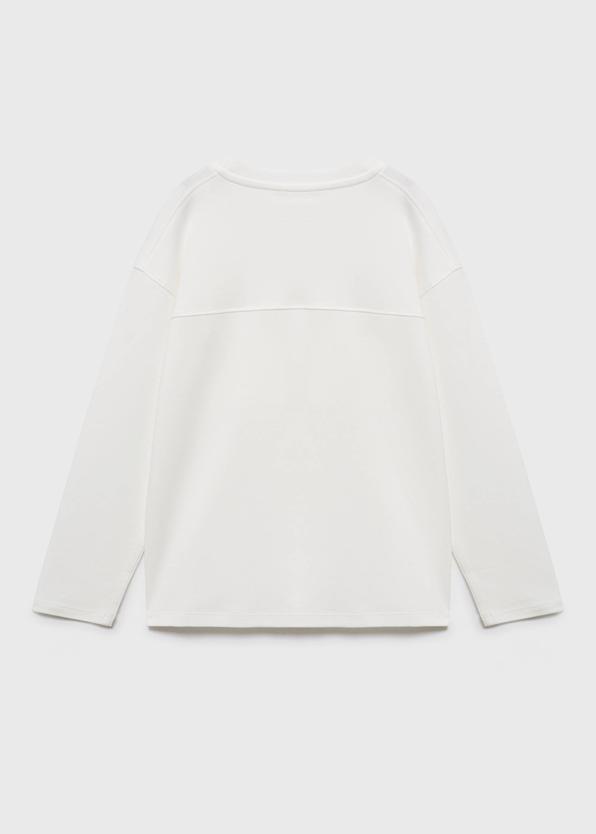 T-shirt with pocket and seam detail - Reverse of the article