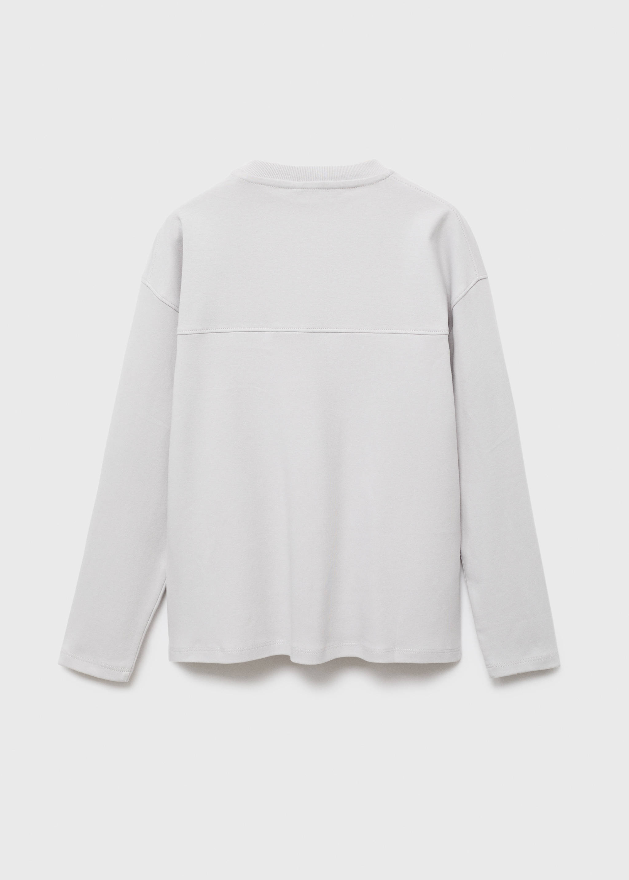 T-shirt with pocket and seam detail - Reverse of the article