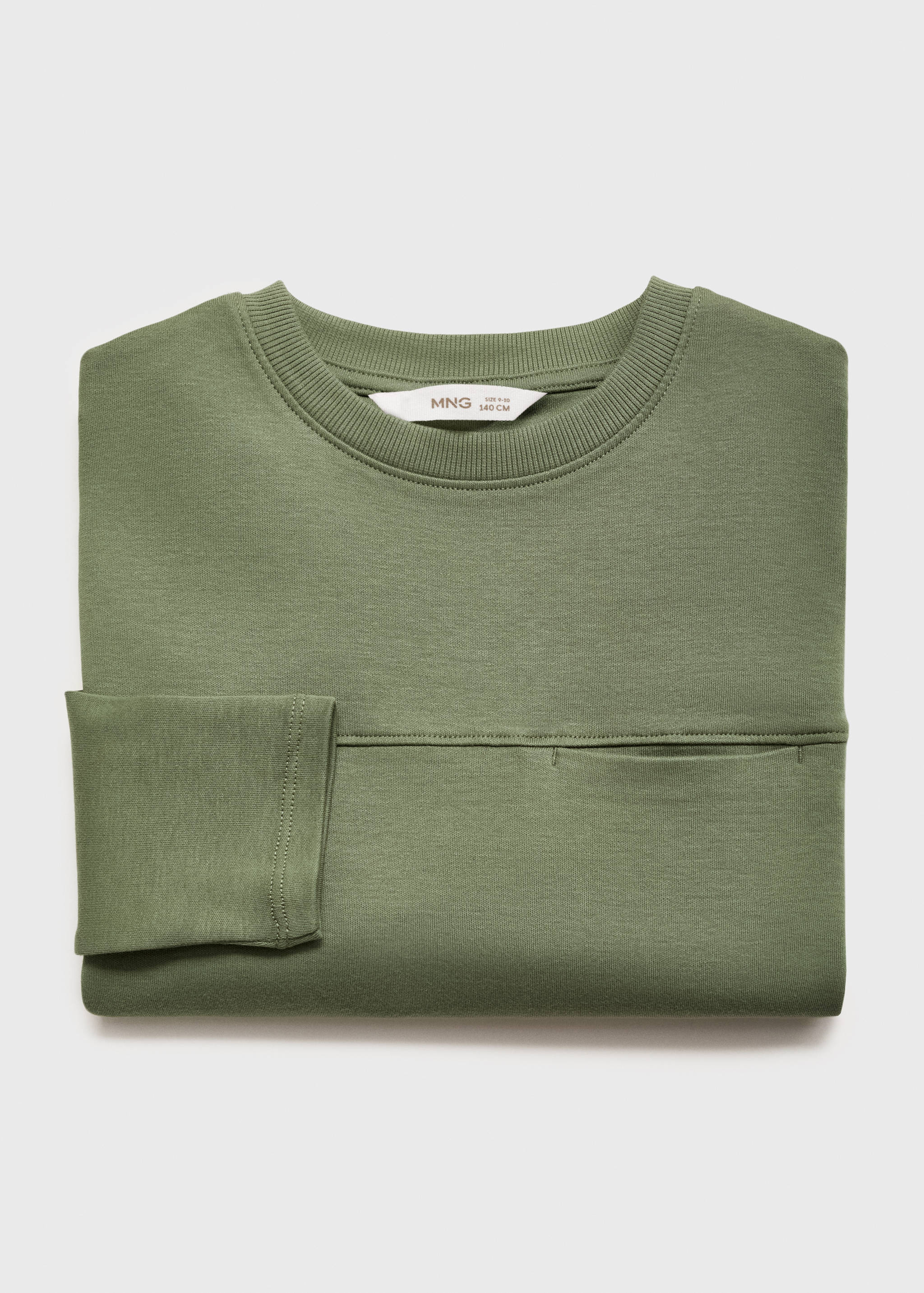 T-shirt with pocket and seam detail - Details of the article 0