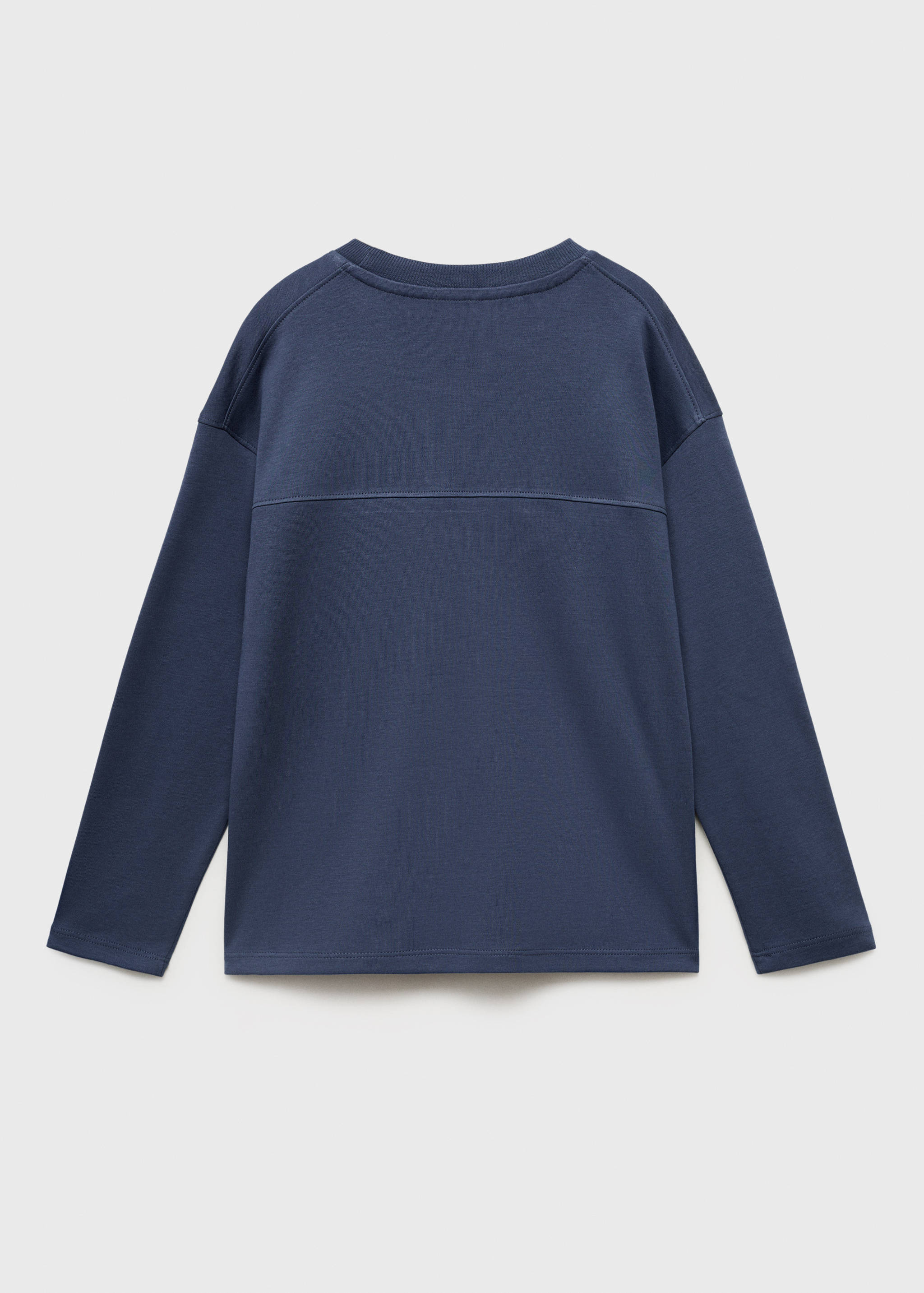 T-shirt with pocket and seam detail - Reverse of the article