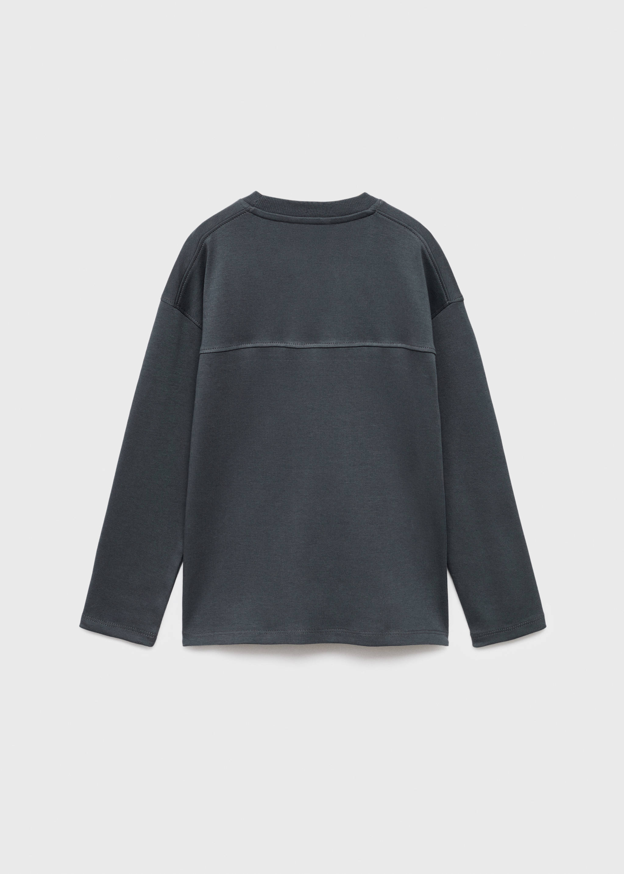 T-shirt with pocket and seam detail - Reverse of the article