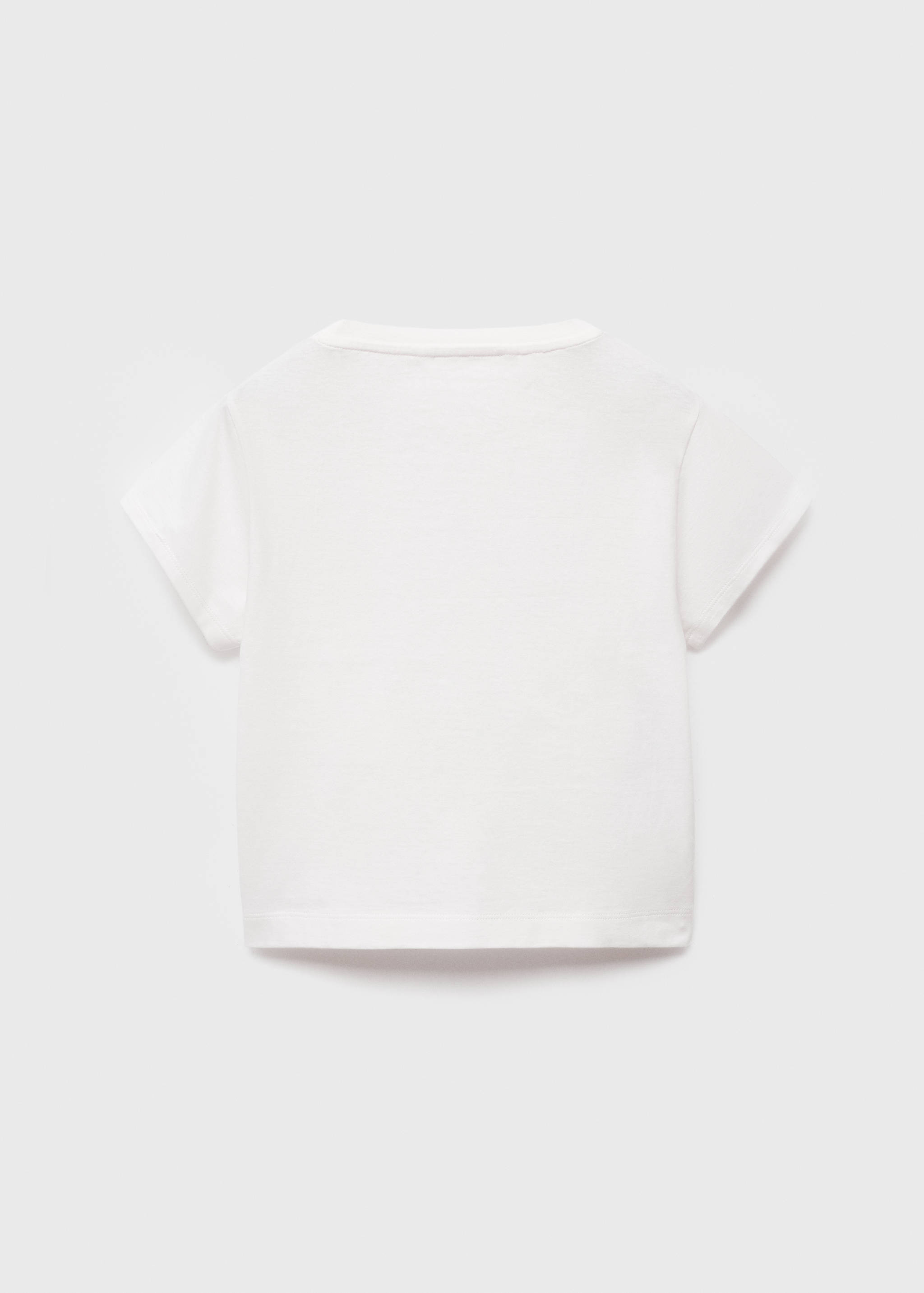 Kurzärmliges Print-T-Shirt - Rückseite des Artikels