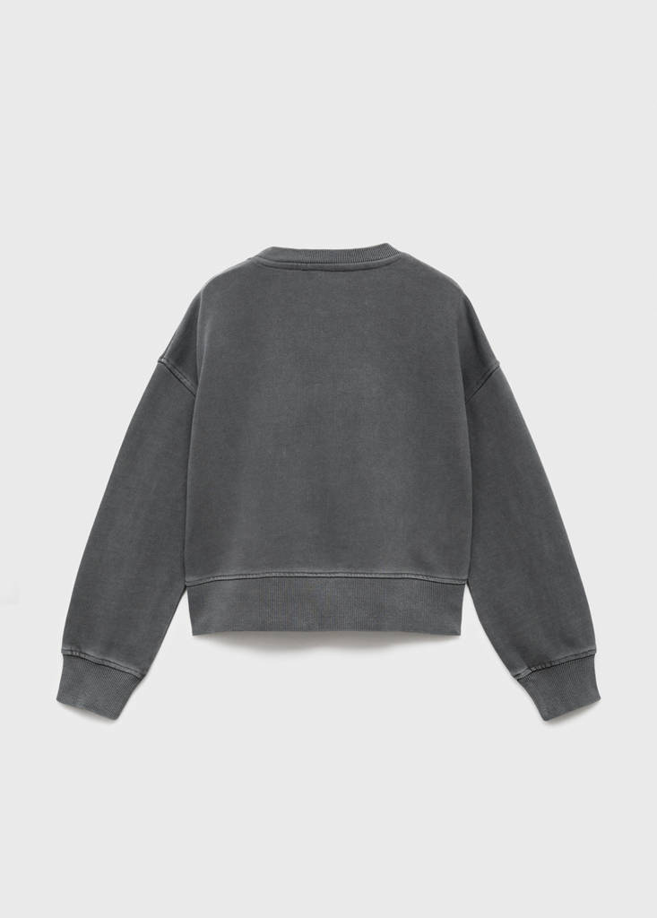 Studded sweatshirt — Charcoal