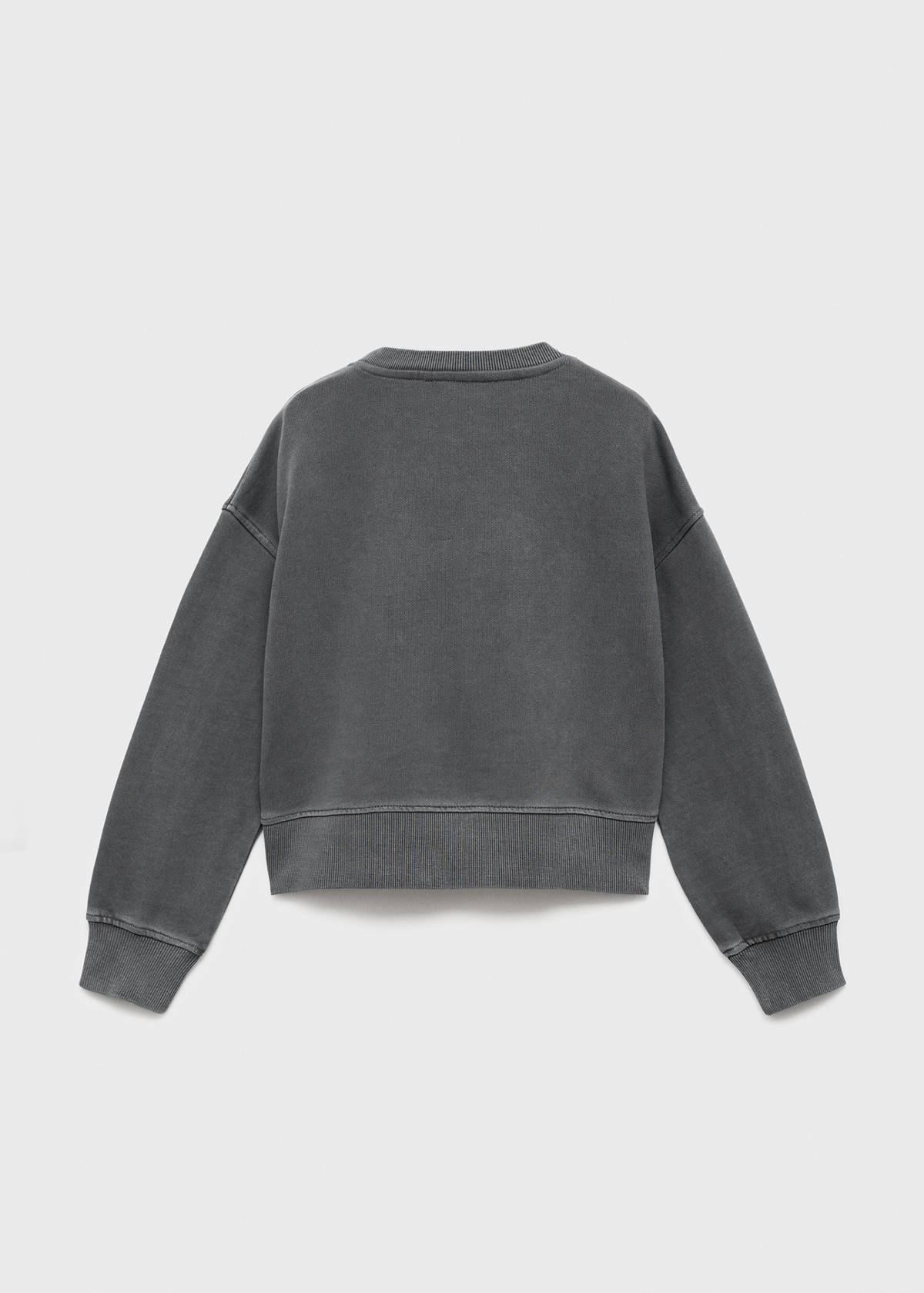 Studded sweatshirt — Charcoal