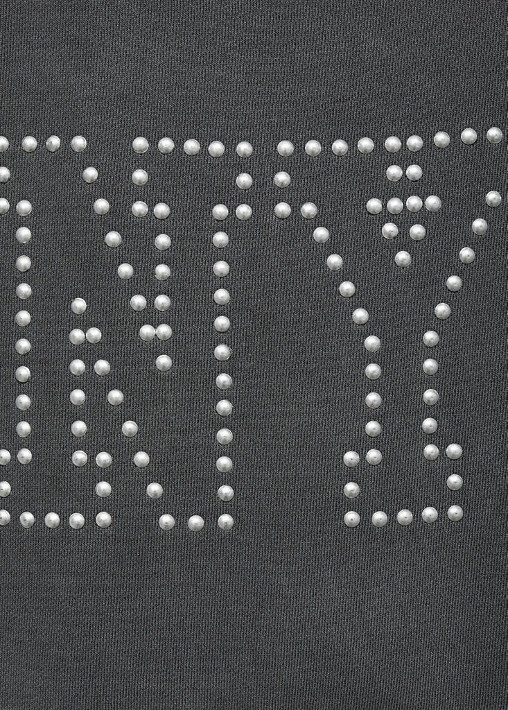 Studded sweatshirt — Charcoal