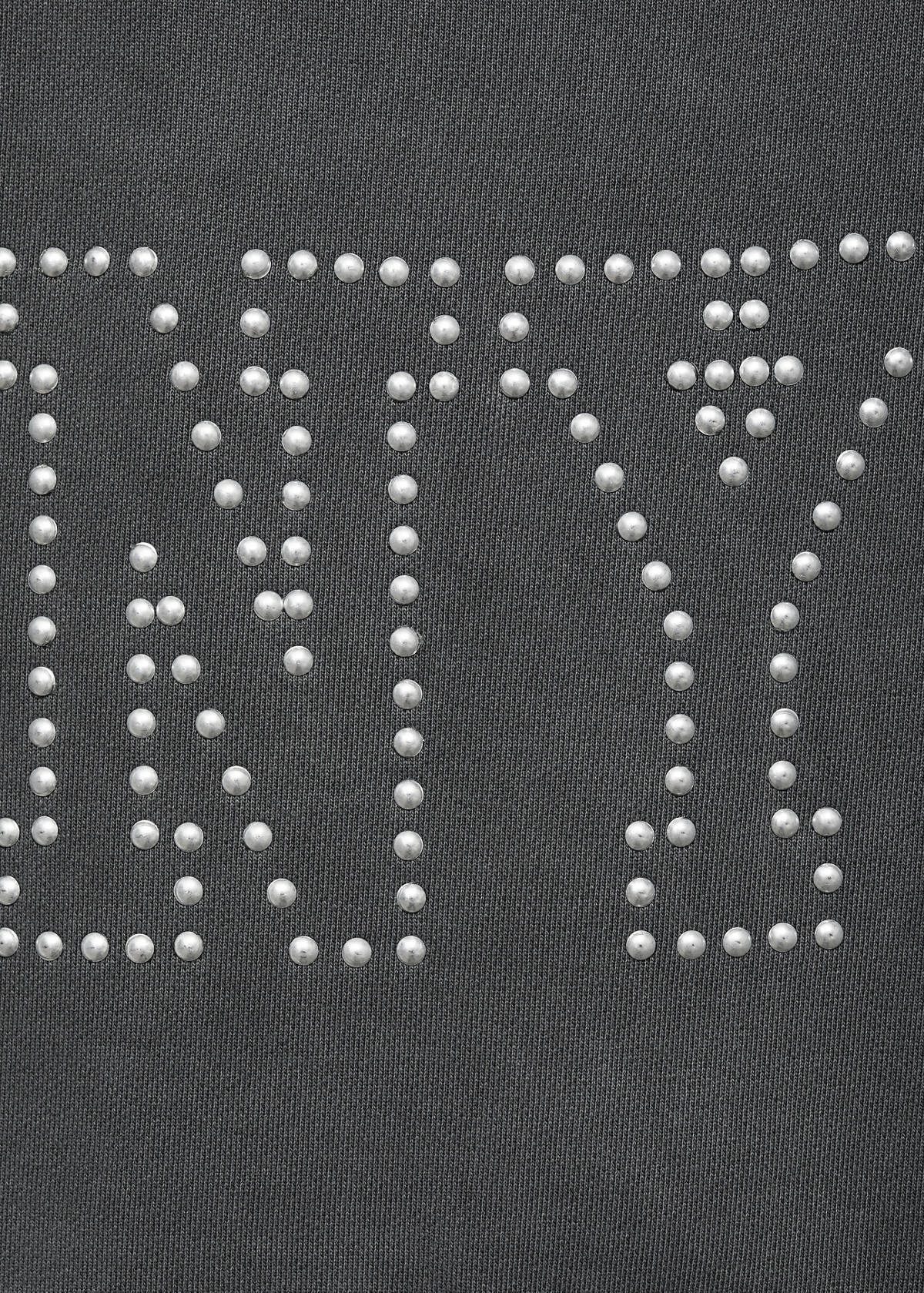 Studded sweatshirt — Charcoal