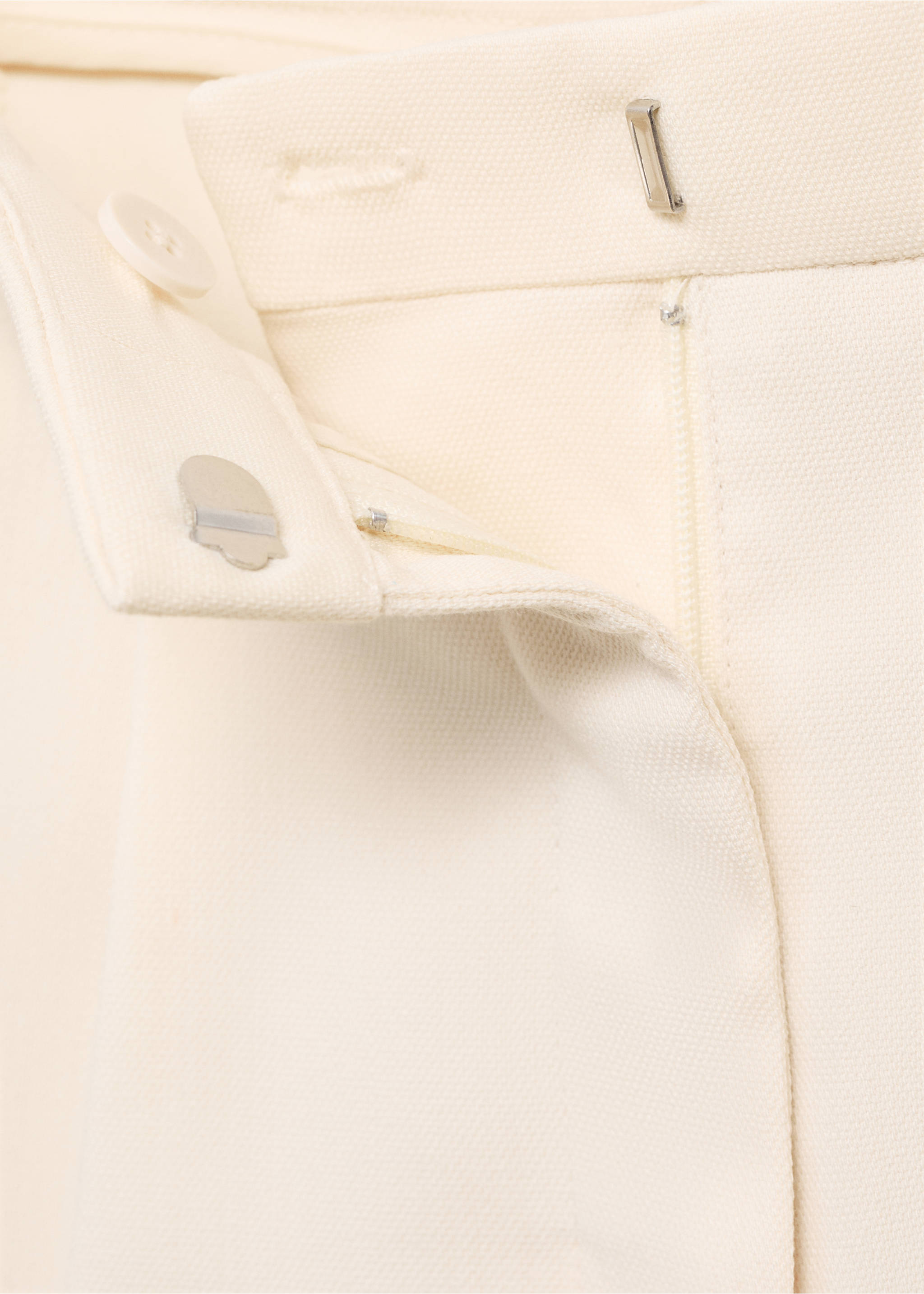 Прямые брюки с защипами - Деталь изделия 8, Серебристый лед. Ref: 17054422-00.