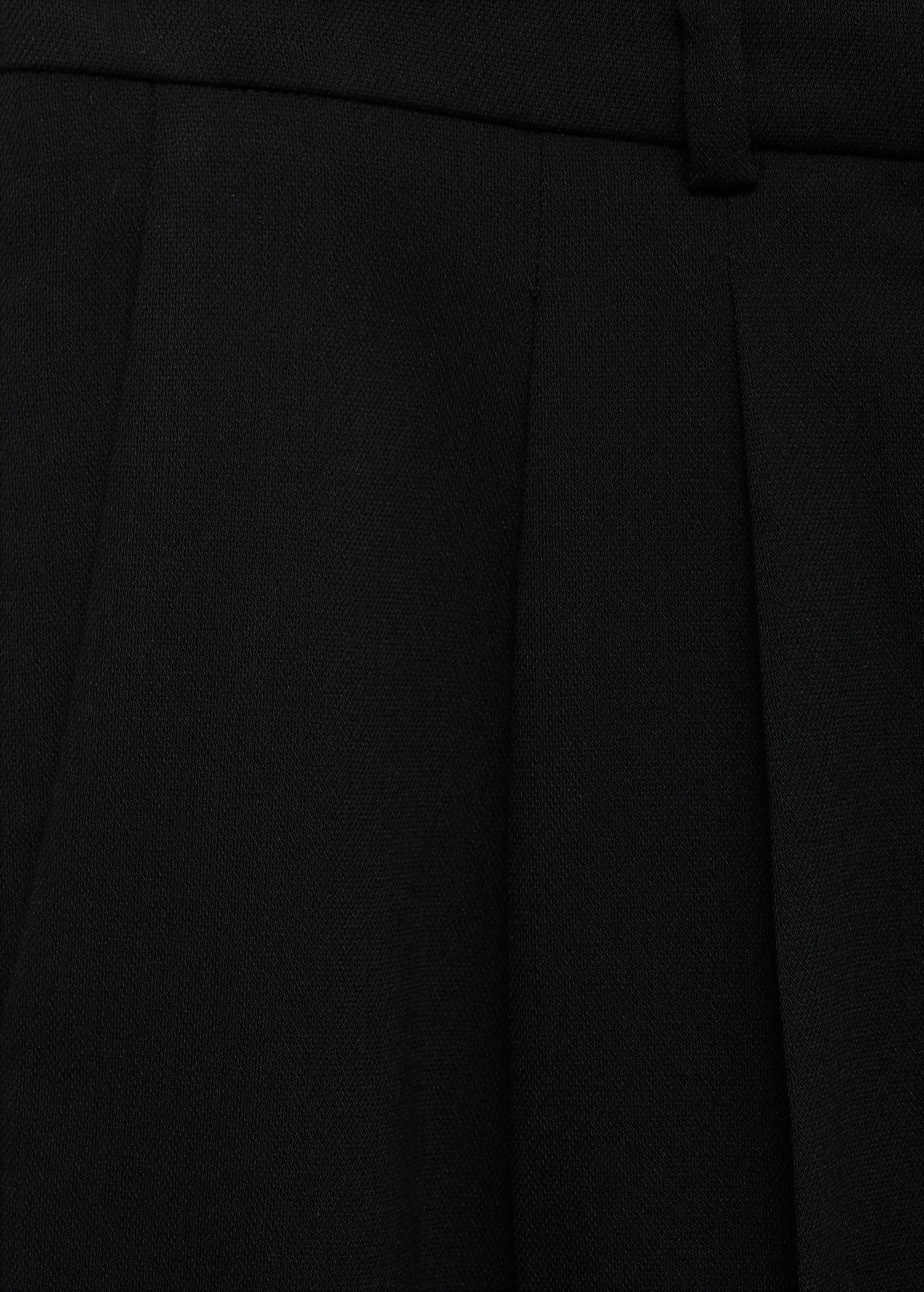 Straight-fit pleated trousers - Details of the article 0