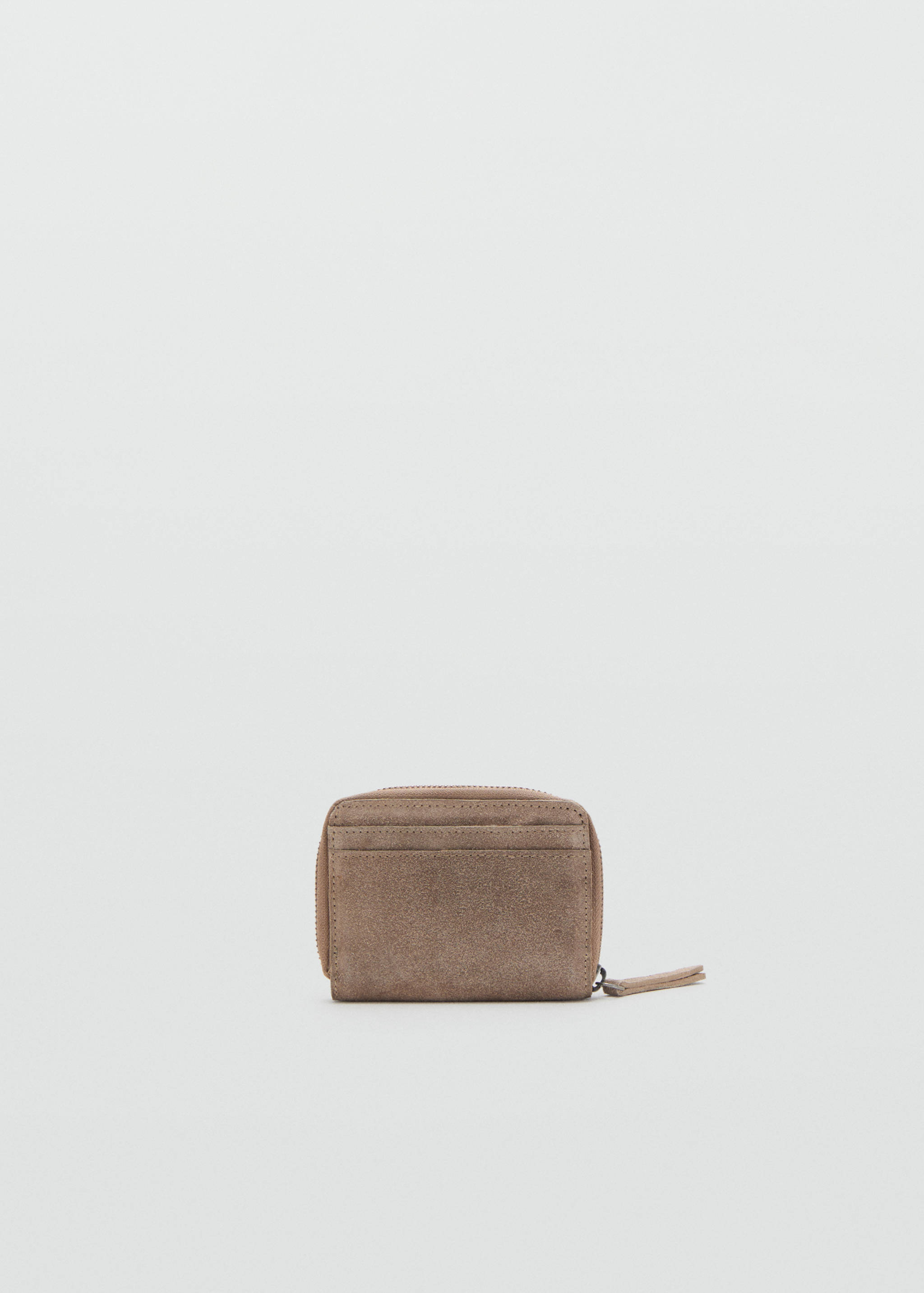 Studded leather purse - Medium plane