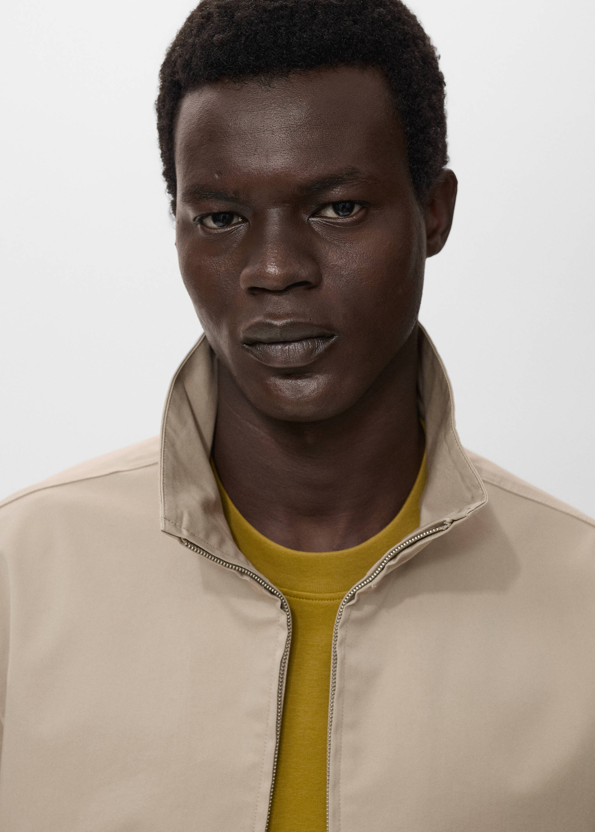 Zipper cotton jacket - Details of the article 1