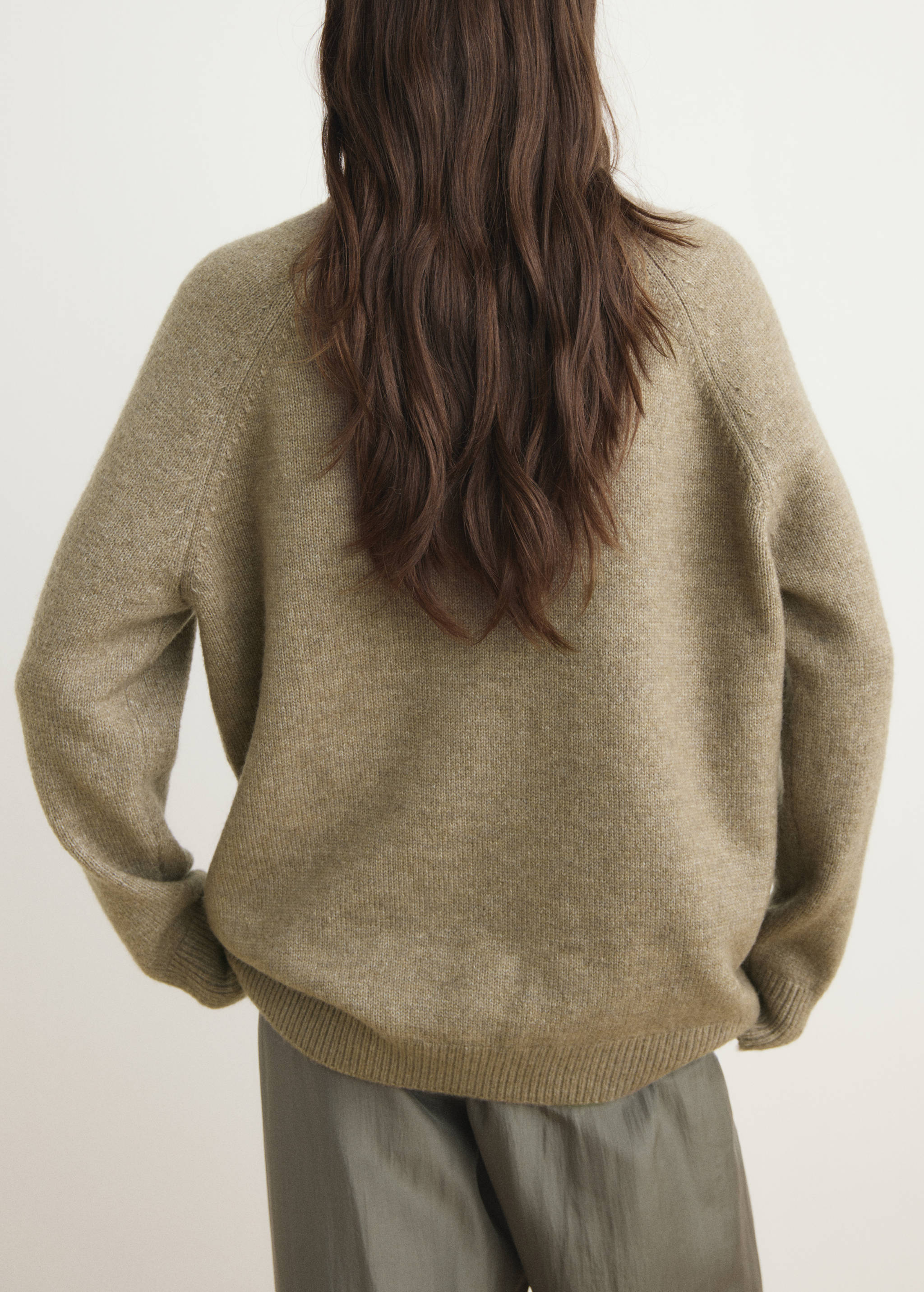 Pull-over maille chinée - Verso de l’article