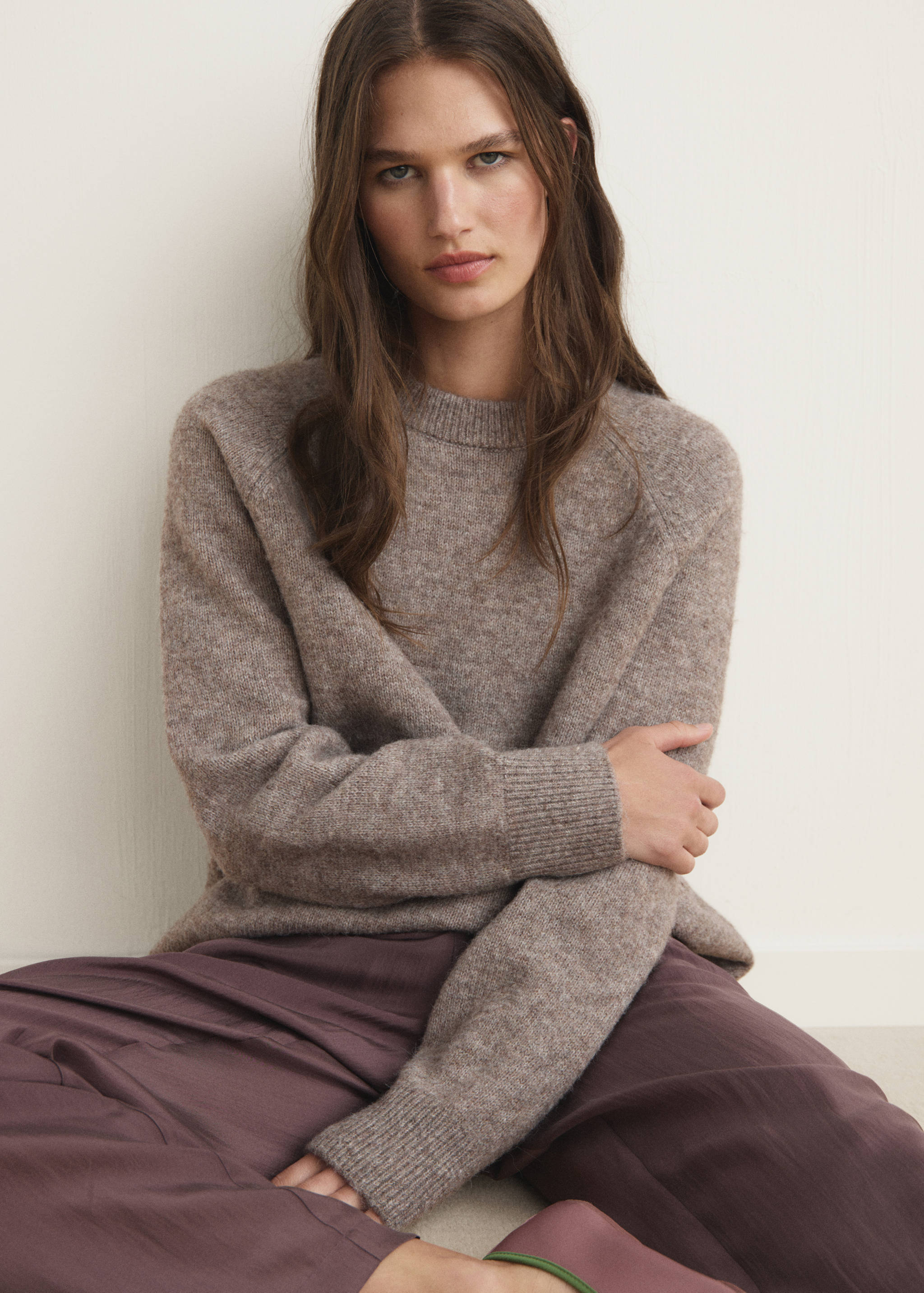 Sweater rajutan marmer - Rincian barang 2