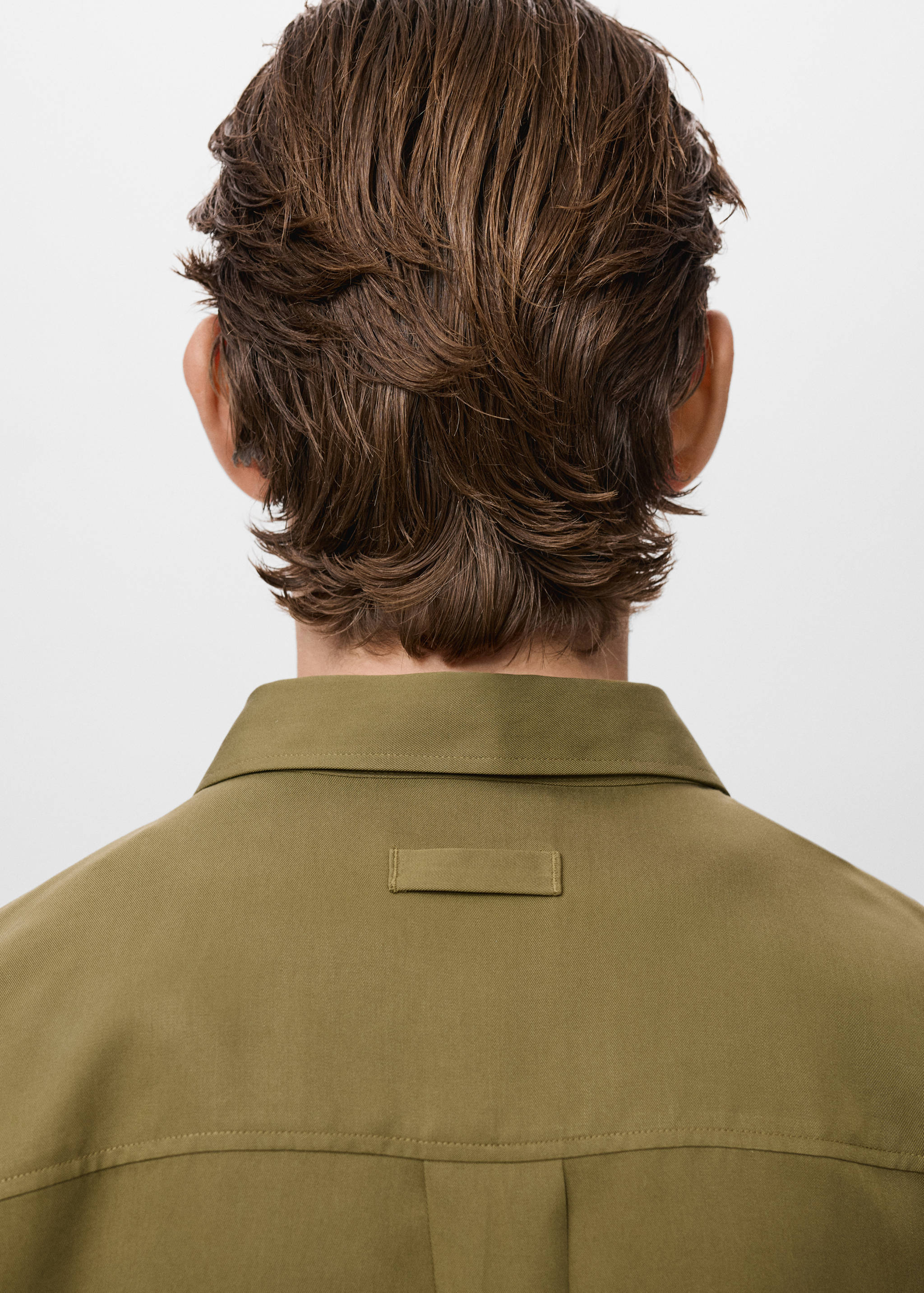 100% lyocell shirt with pocket - Details of the article 1