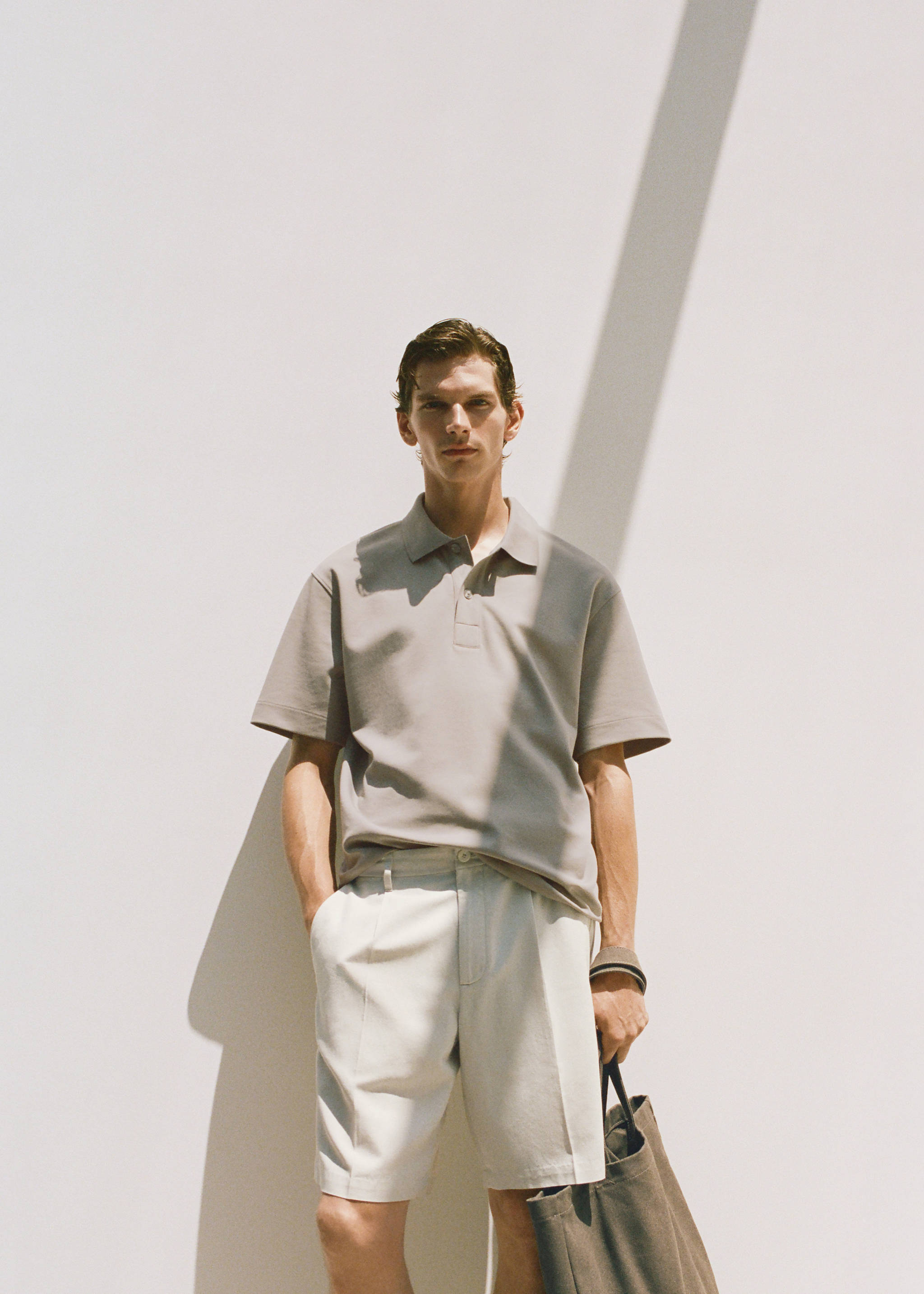 Relaxed-fit cotton polo - Details of the article 3