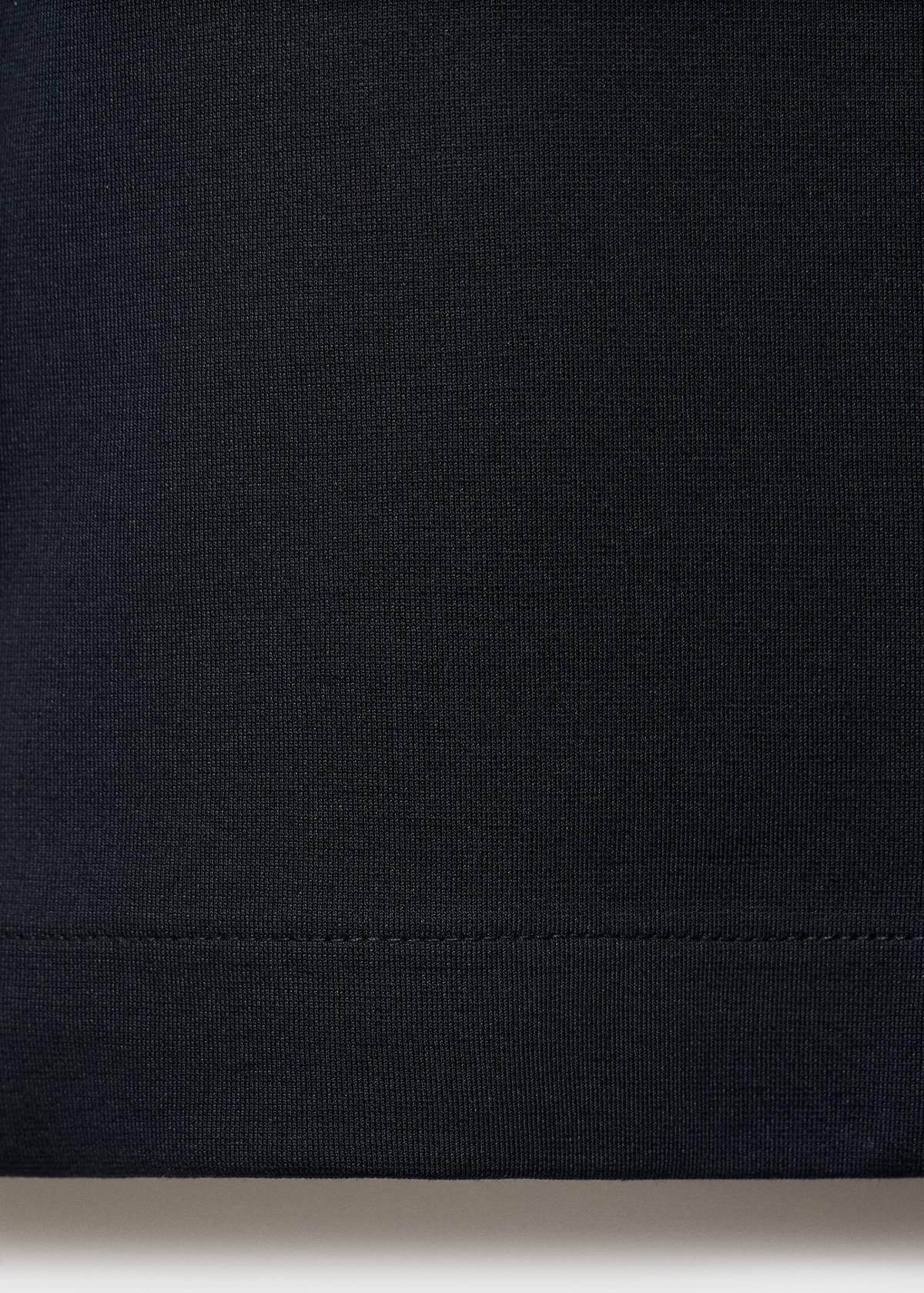 Relaxed-fit cotton polo — Navy