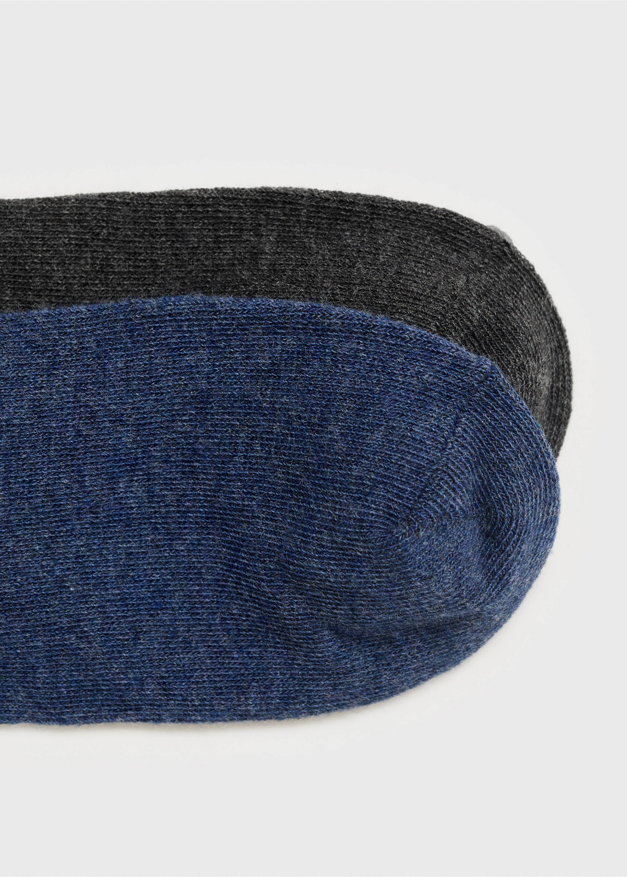 2 pack patterned socks - Details of the article 8, Charcoal. Ref: 17054434-00.