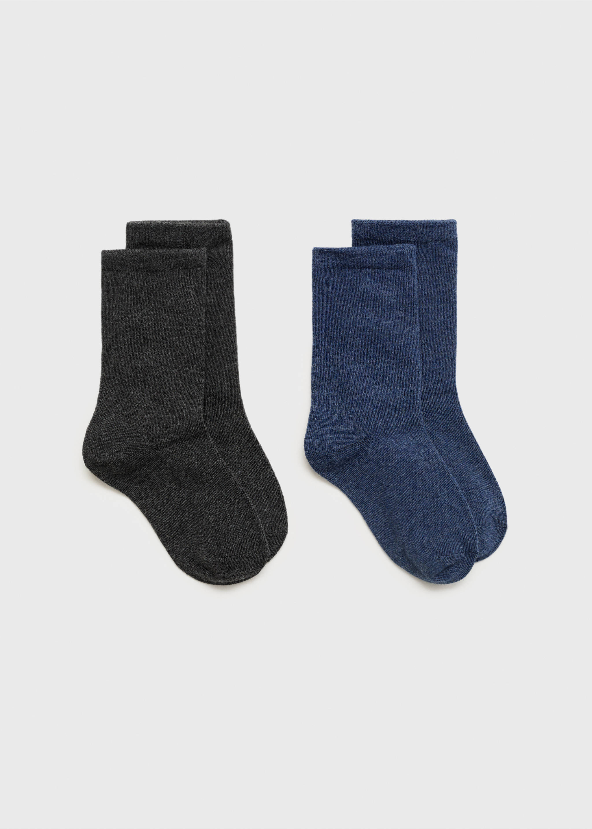2 pack patterned socks - Article without model, Charcoal. Ref: 17054434-00.
