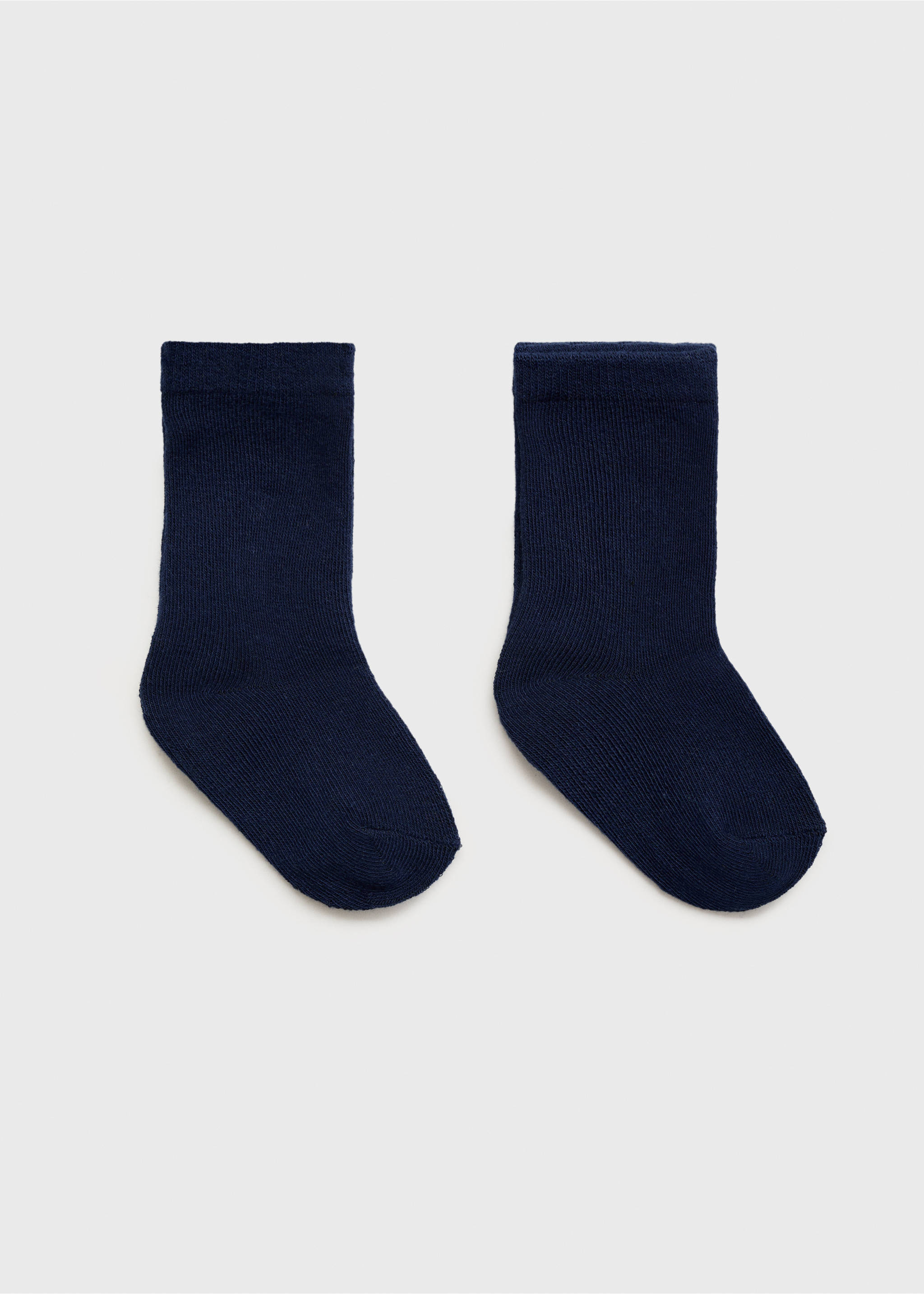 Cotton socks - Article without model, Navy. Ref: 17054435-00.