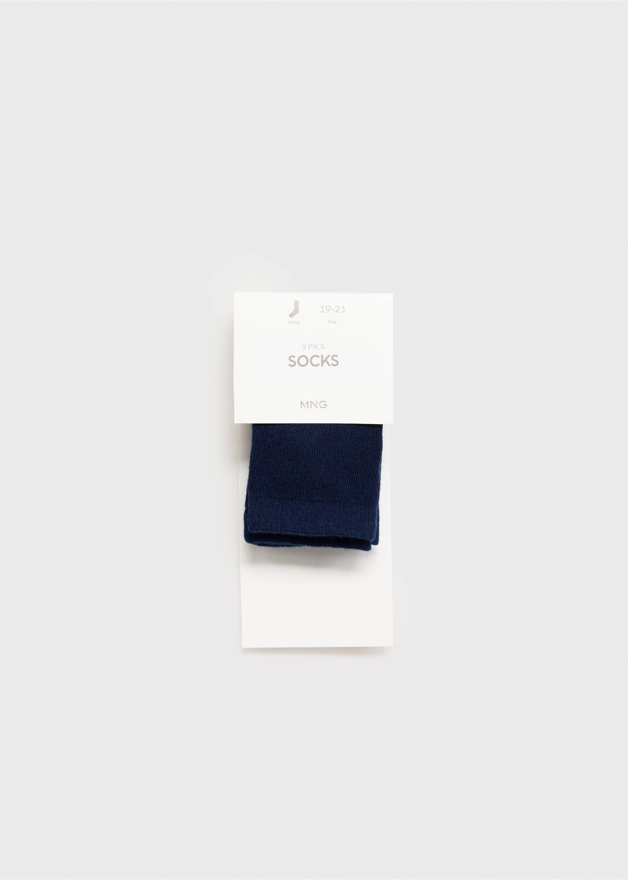 Cotton socks - Details of the article 0, Navy. Ref: 17054435-00.