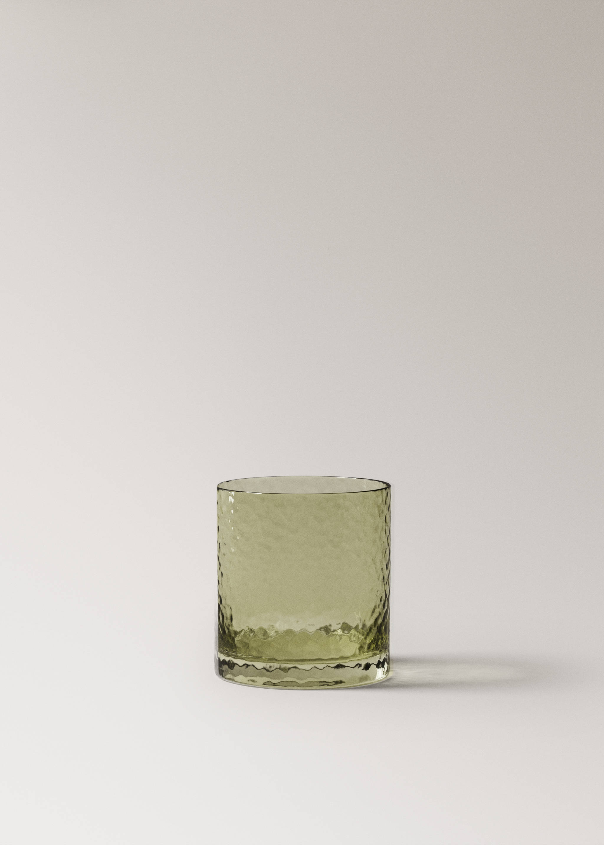 Hammered glass tumbler - Article without model