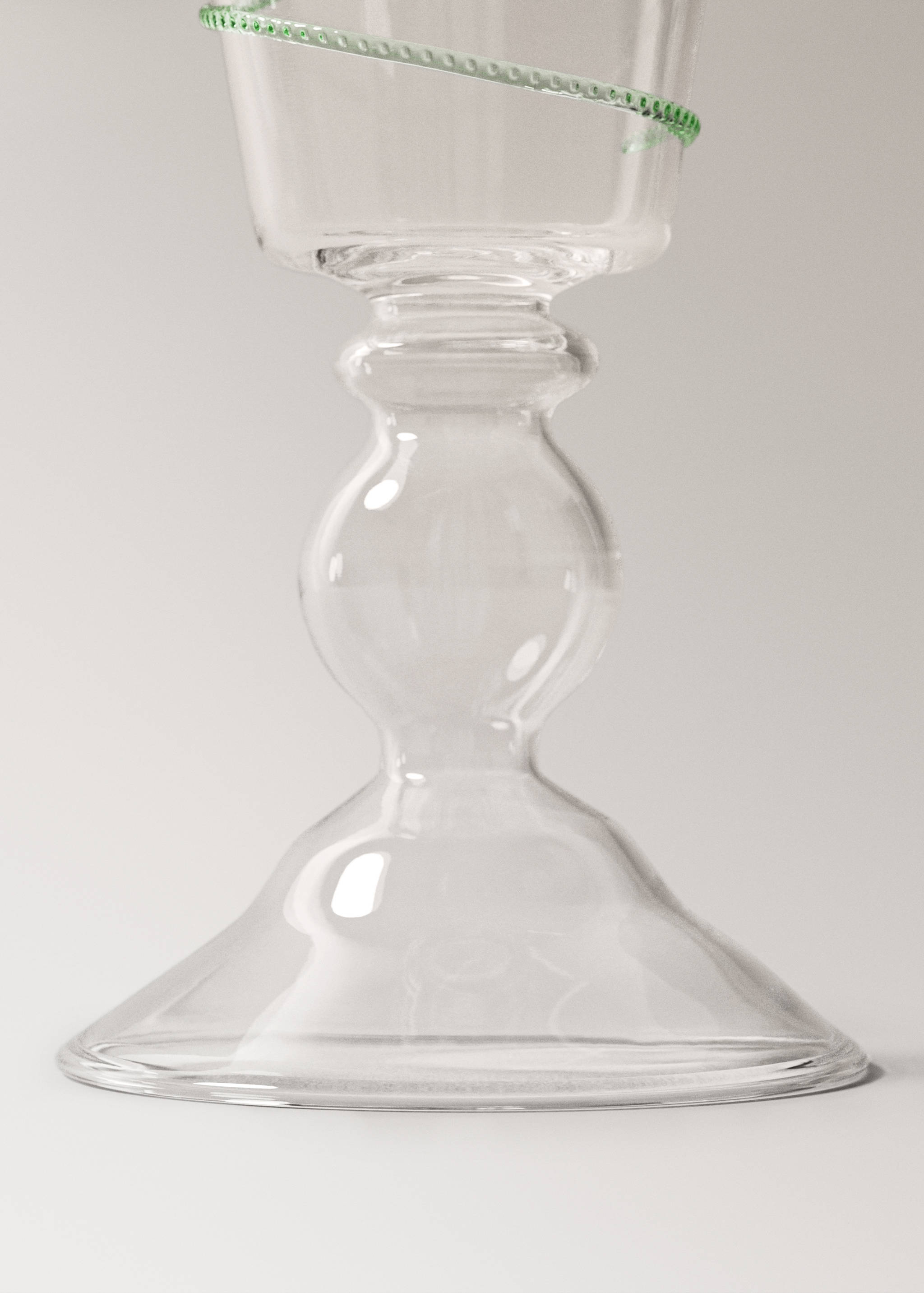 Borosilicate cup with spiral relief - Details of the article 2