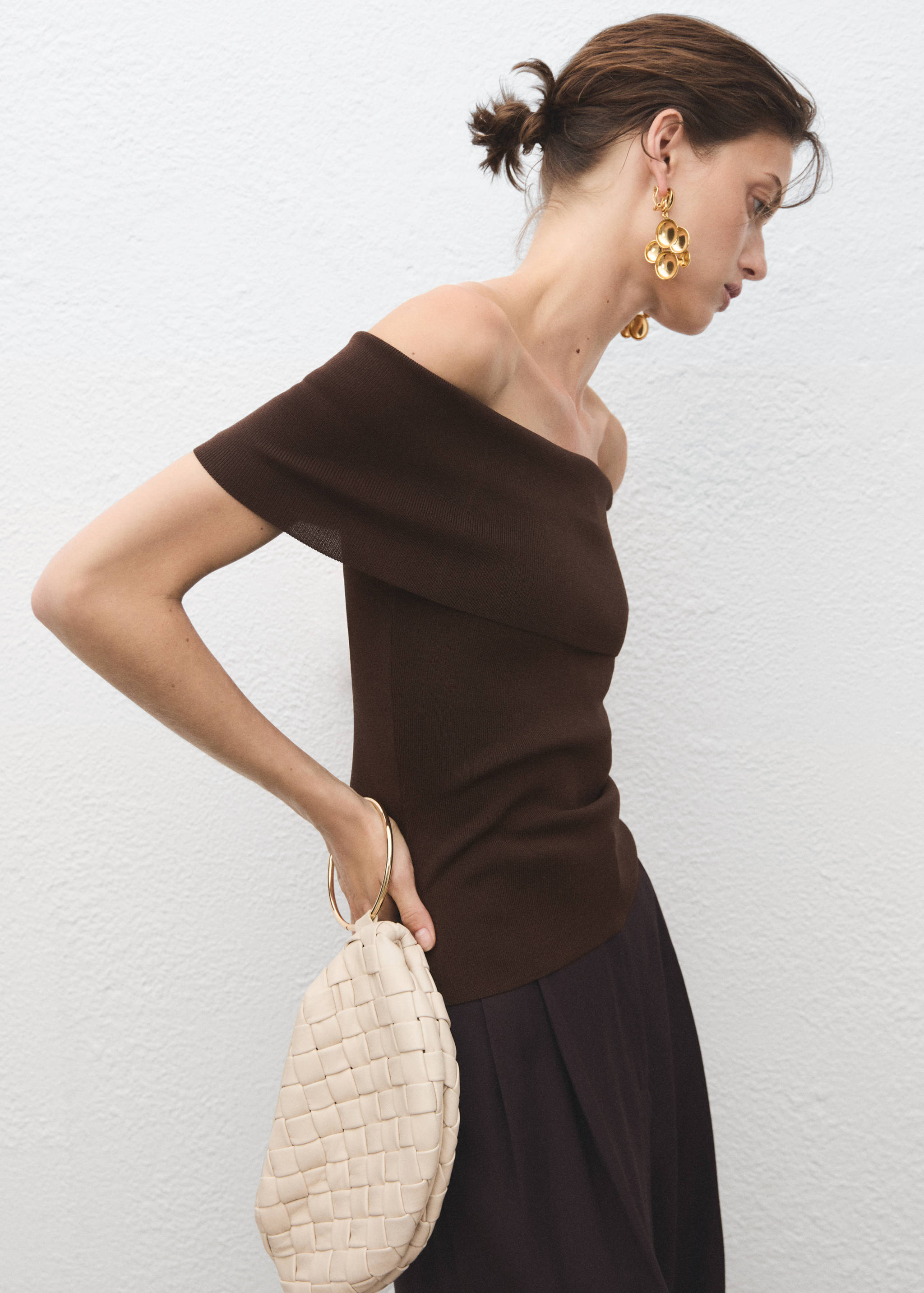 Трикотажный топ без бретелей - Деталь изделия 2