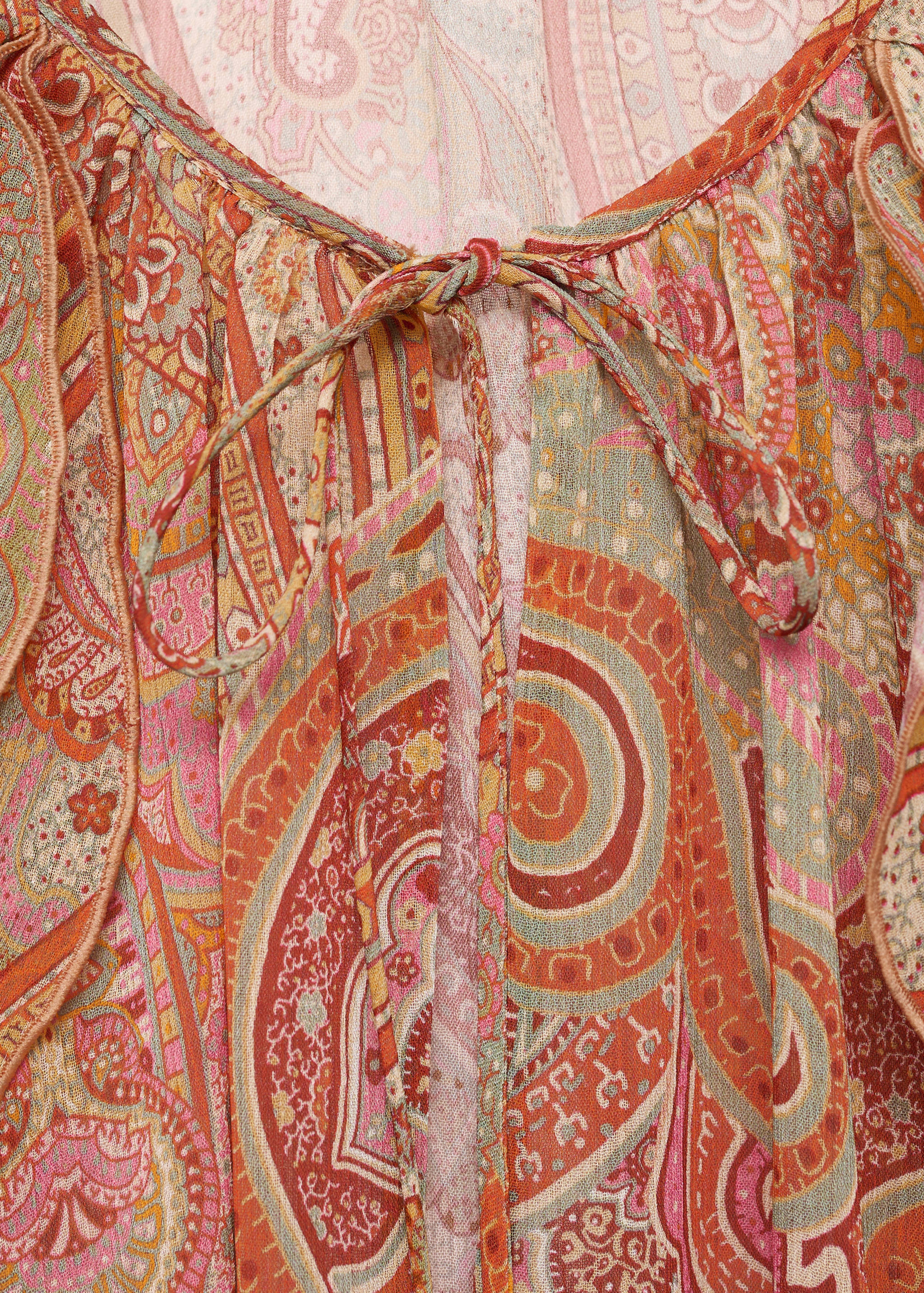 Ruffles printed blouse - Details of the article 8