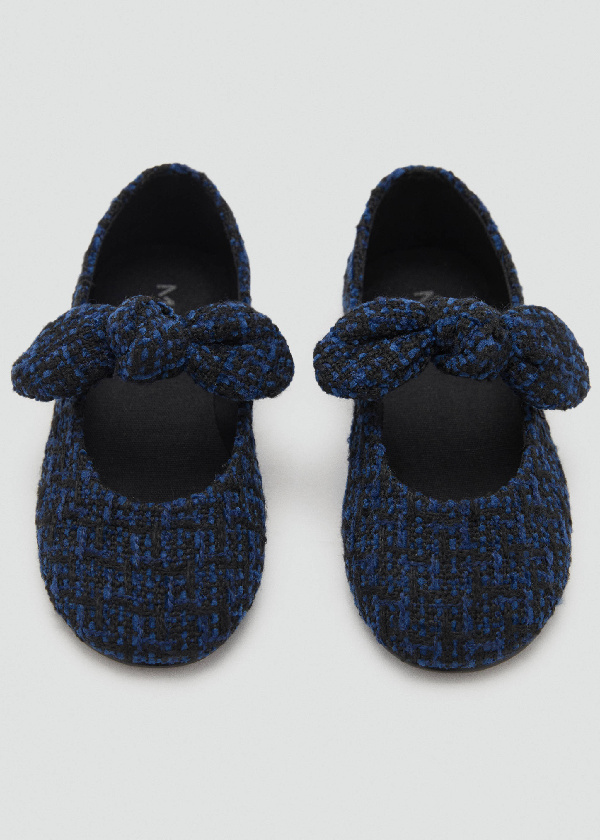 Tweed-Ballerinas mit Schleife - Detail des Artikels 2