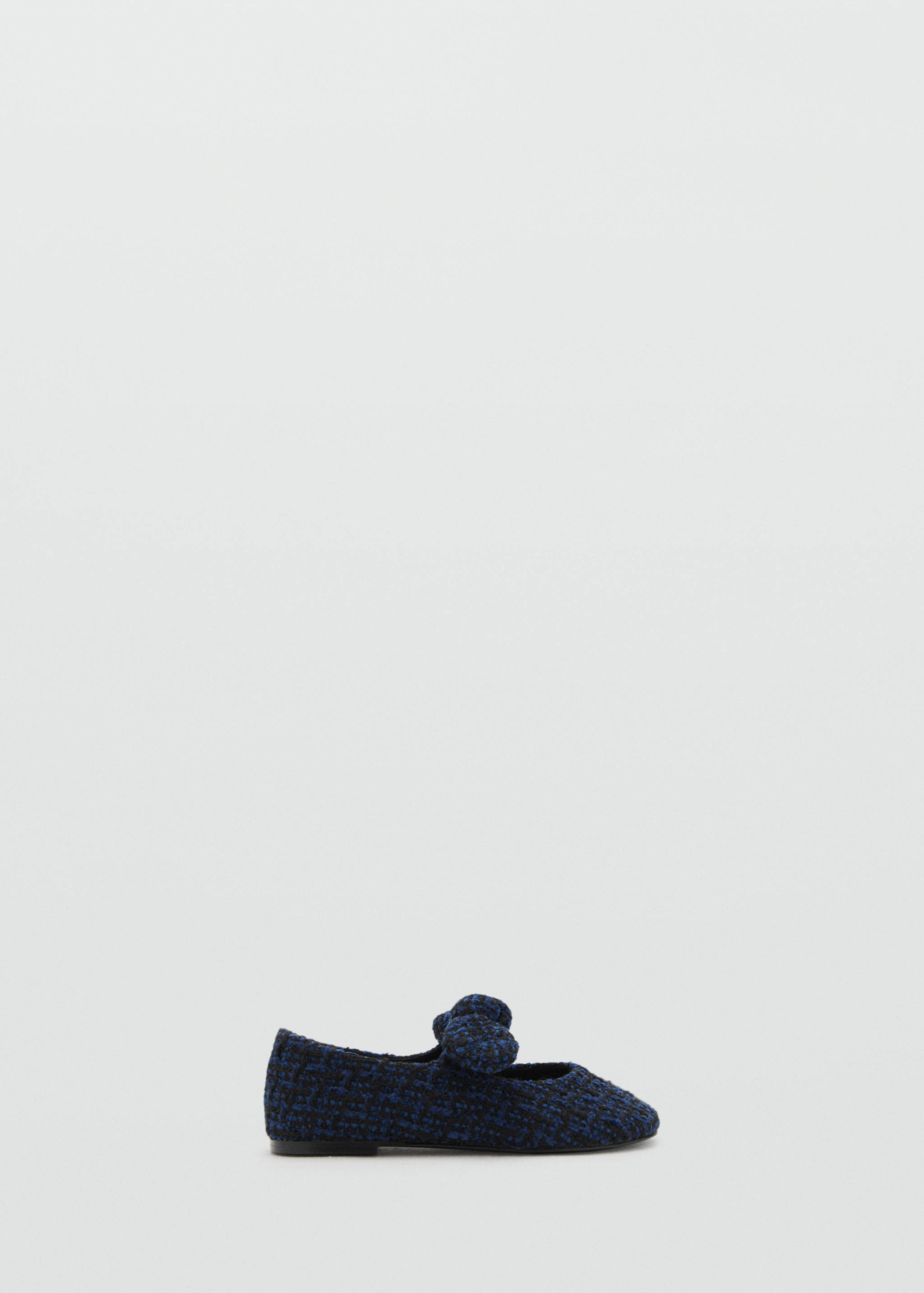 Tweed ballet flats with bow - Article without model