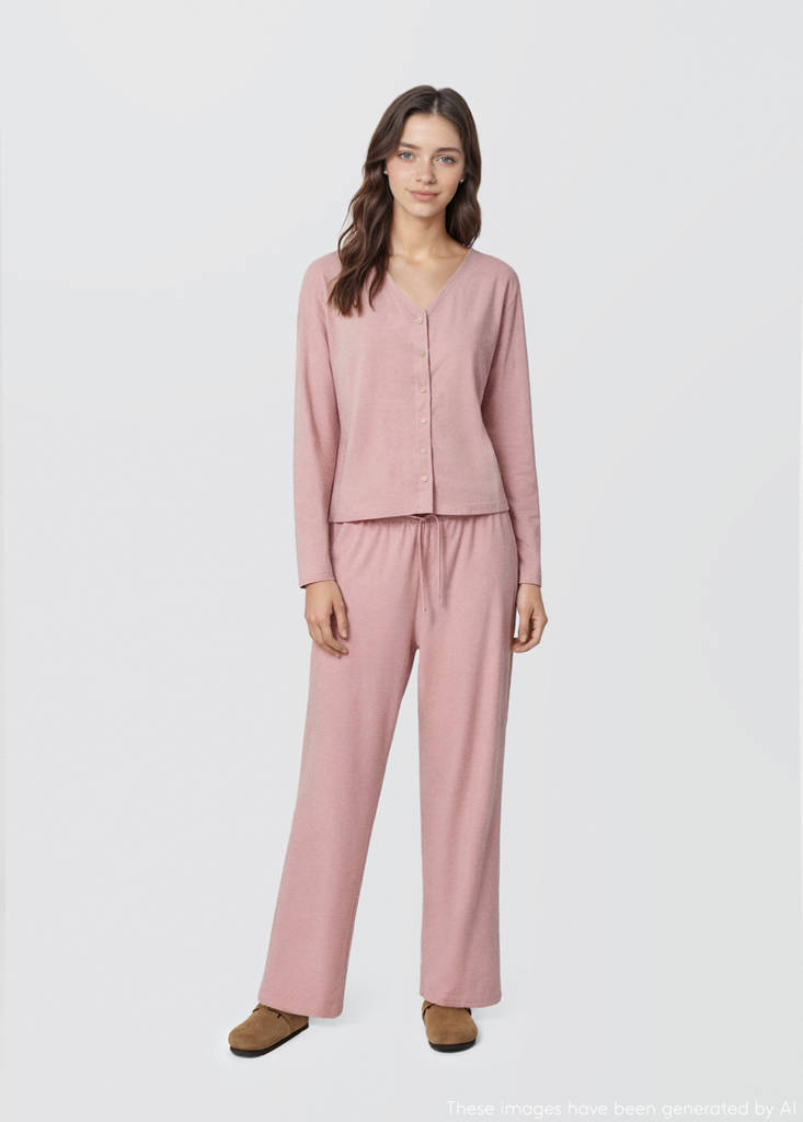 Long pyjama pack — Pastel Pink