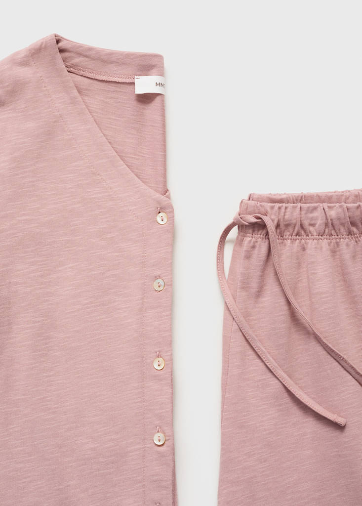 Long pyjama pack — Pastel Pink