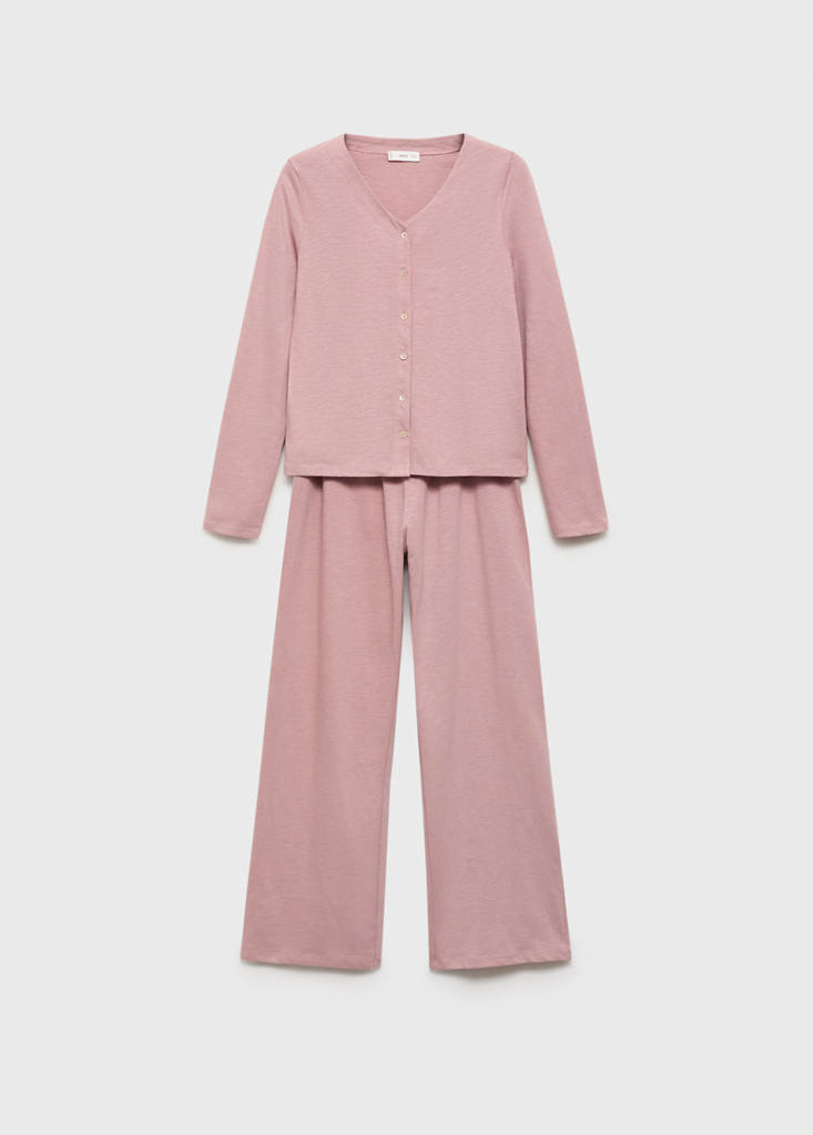Long pyjama pack — Pastel Pink