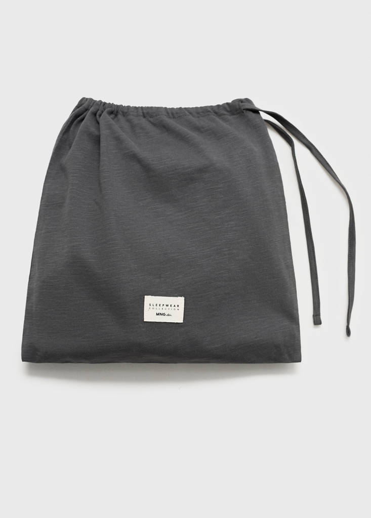 Long pyjama pack — Charcoal