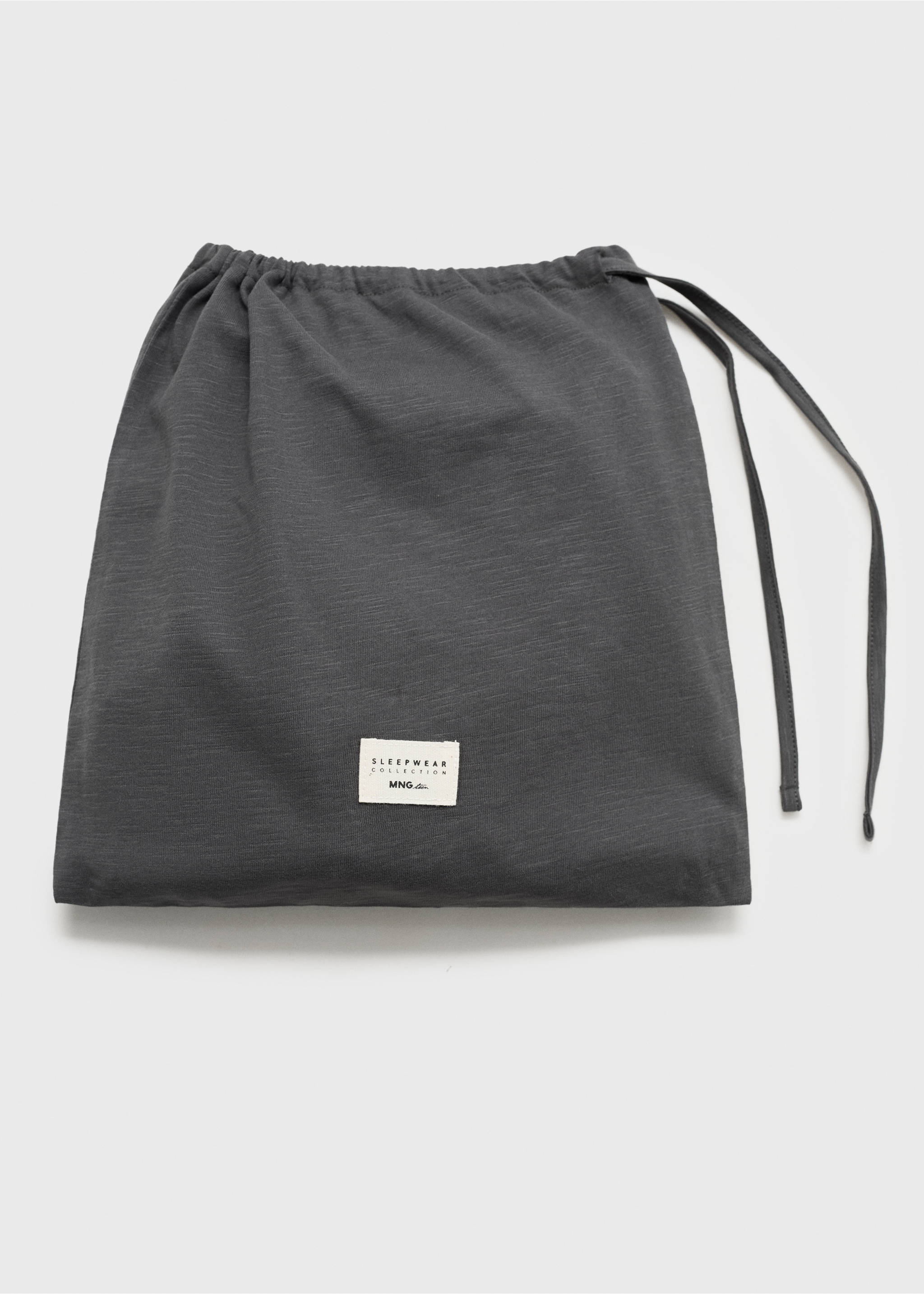 Комплект длинная пижама - Деталь изделия 0, Угольно-серый. Ref: 17054776-00.