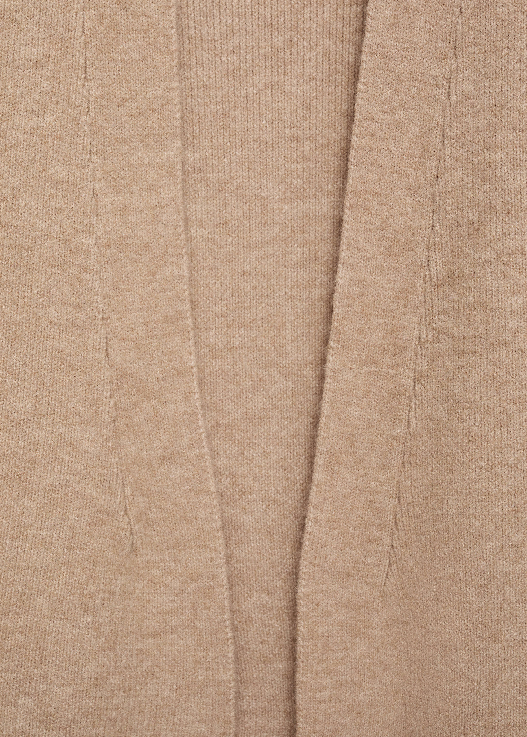 Long knitted coat - Details of the article 0