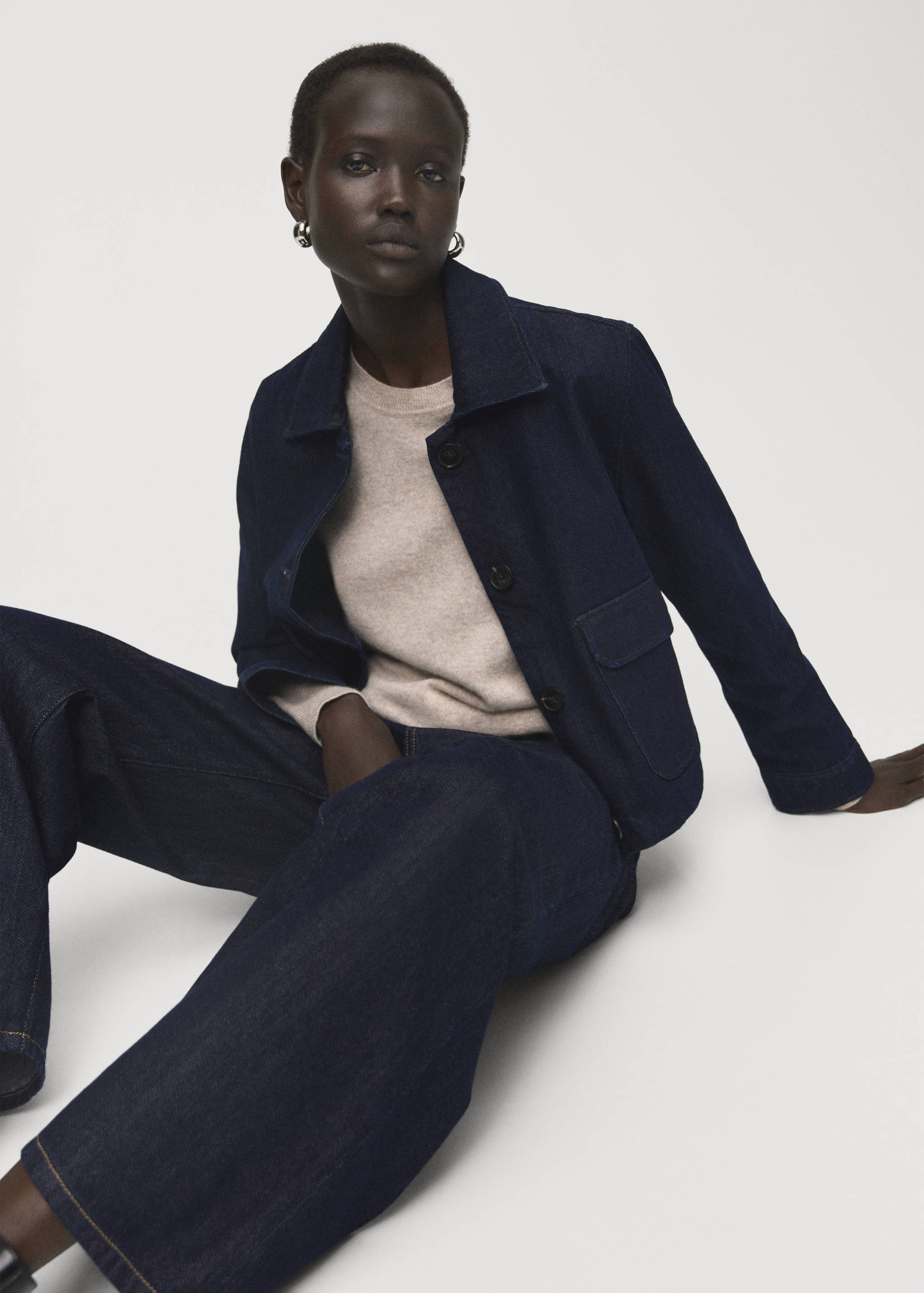 Chaqueta denim bolsillos - Detalle del artículo 1