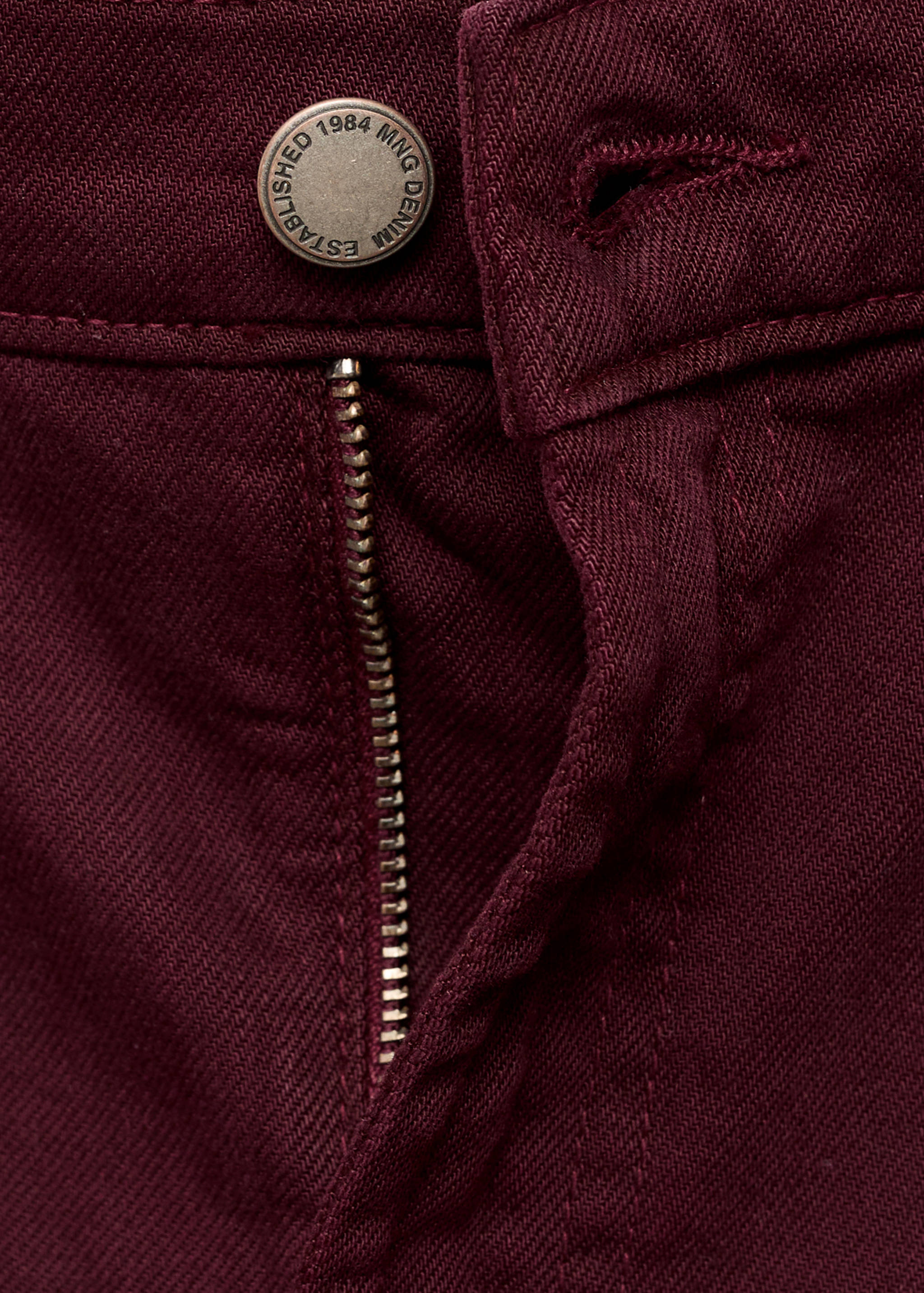 Calças de ganga wide leg com cintura alta - Pormenor do artigo 0