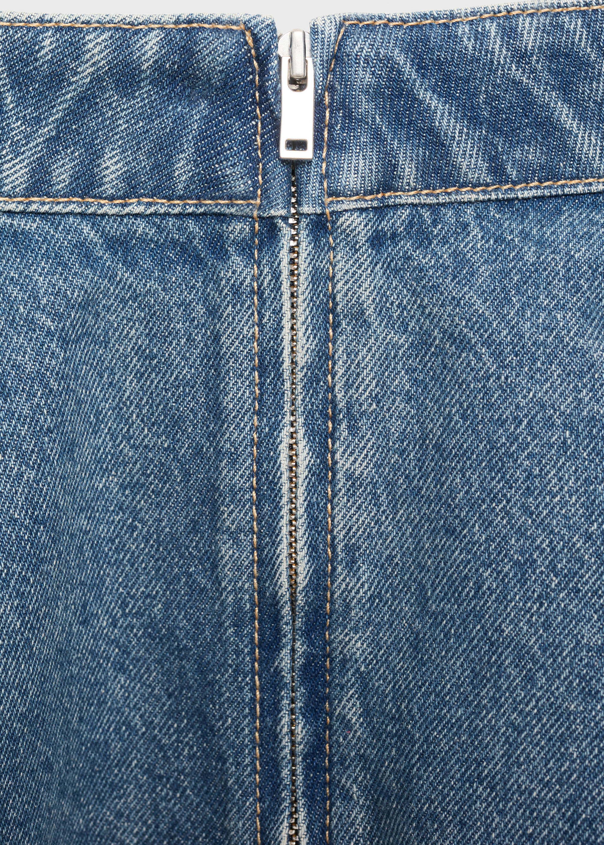 牛仔布迷你裙 - null