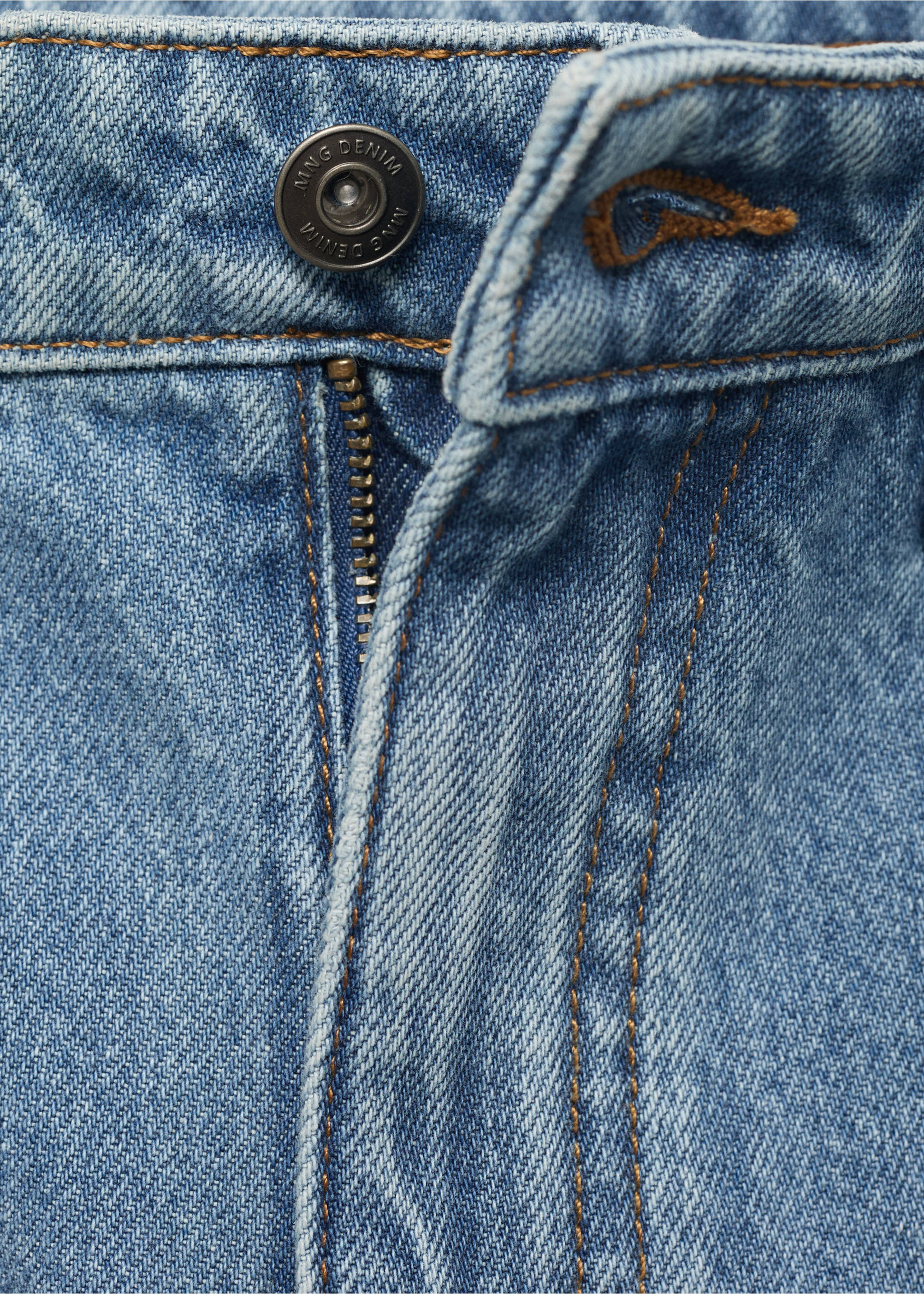 Jeans Sammy  cropped carrot fit - Detalle del artículo 8, Azul medio. Ref: 17055142-00.