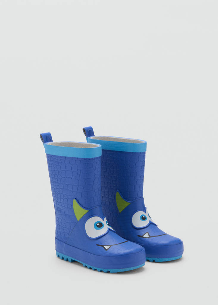Monster rain boots — Blue