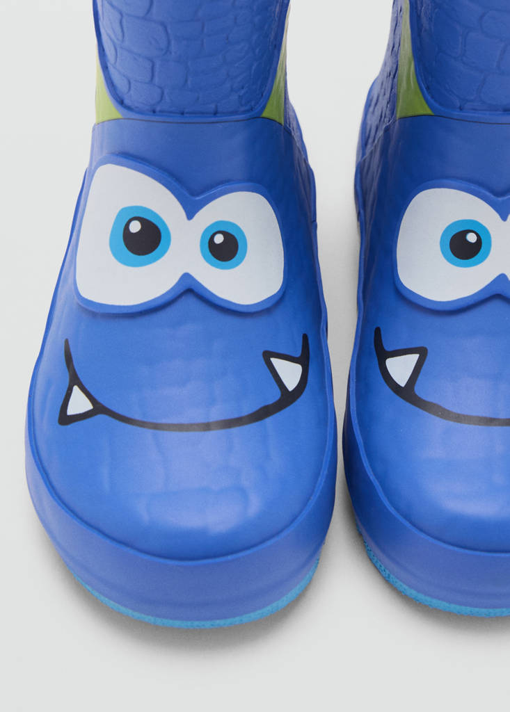 Monster rain boots — Blue