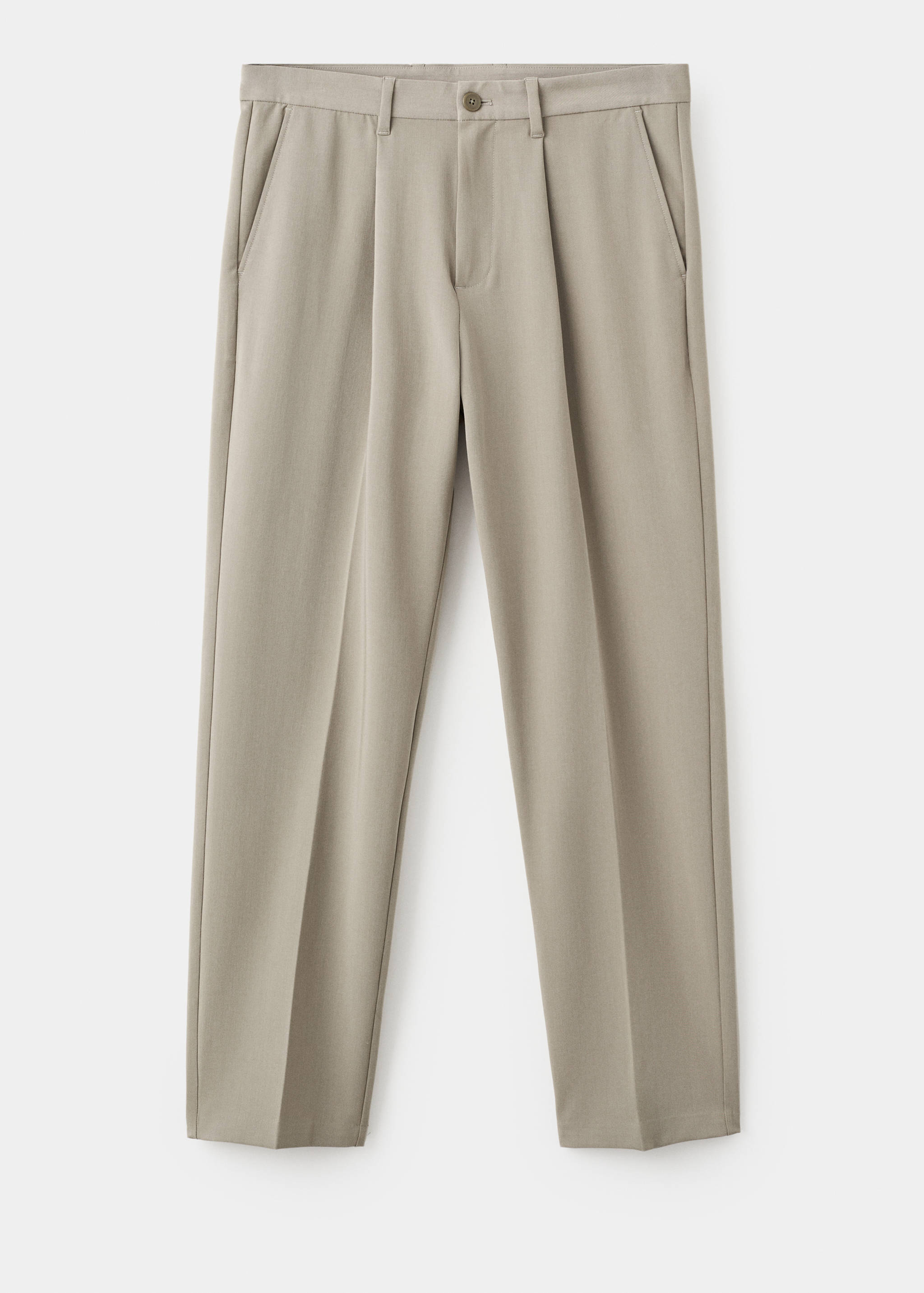 Pantalon fluide droit à pinces - Article sans modèle