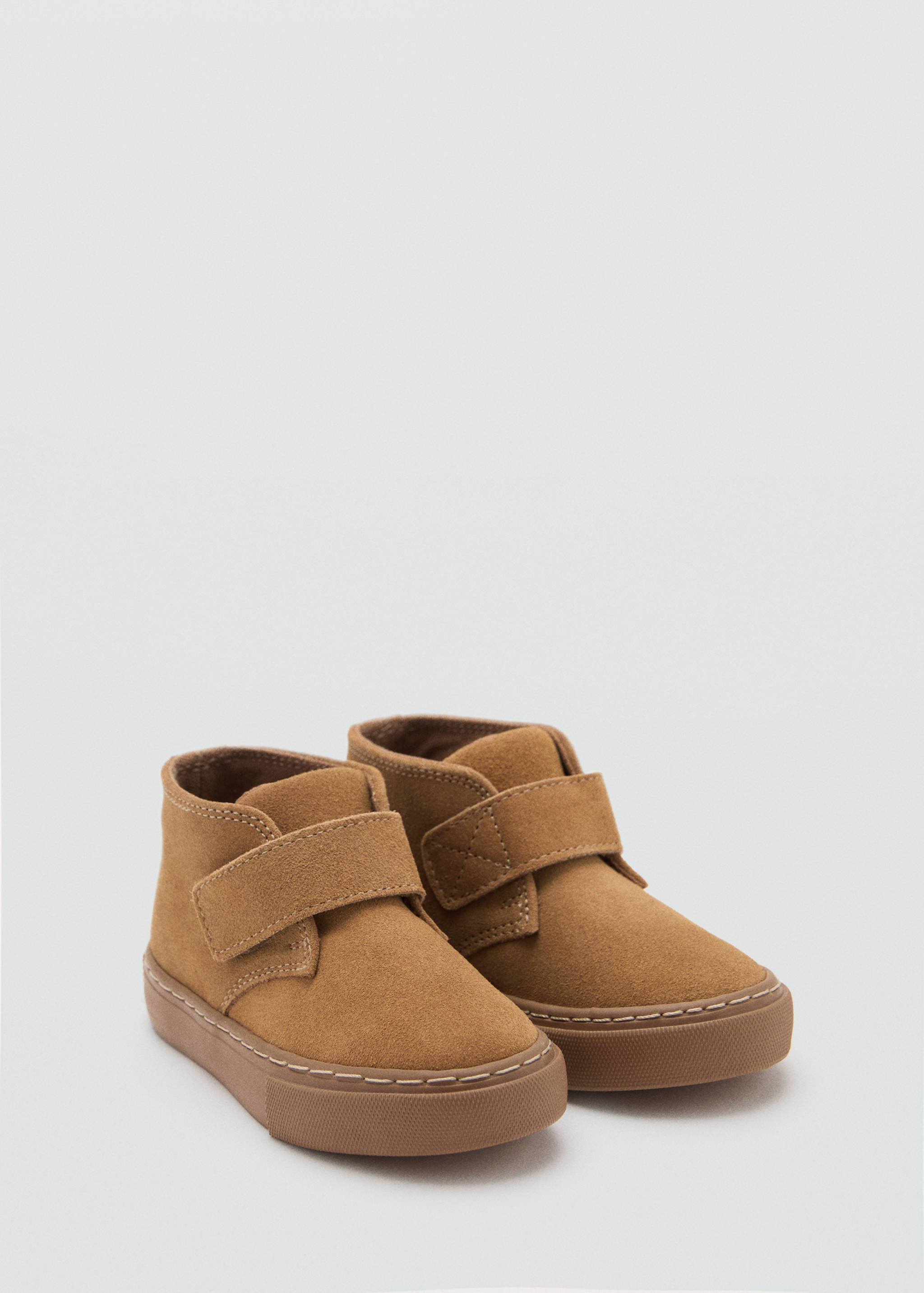 Velcro leather shoes - Medium plane