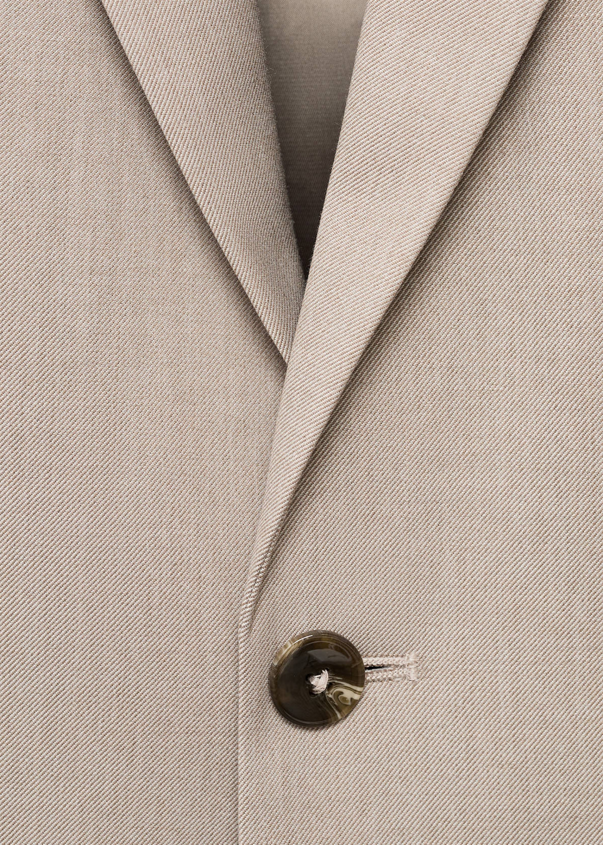 Super slim-fit suit jacket in stretch fabric — Sand