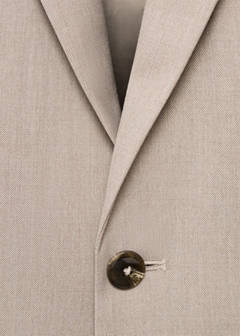 Super slim-fit suit jacket in stretch fabric — Sand 8