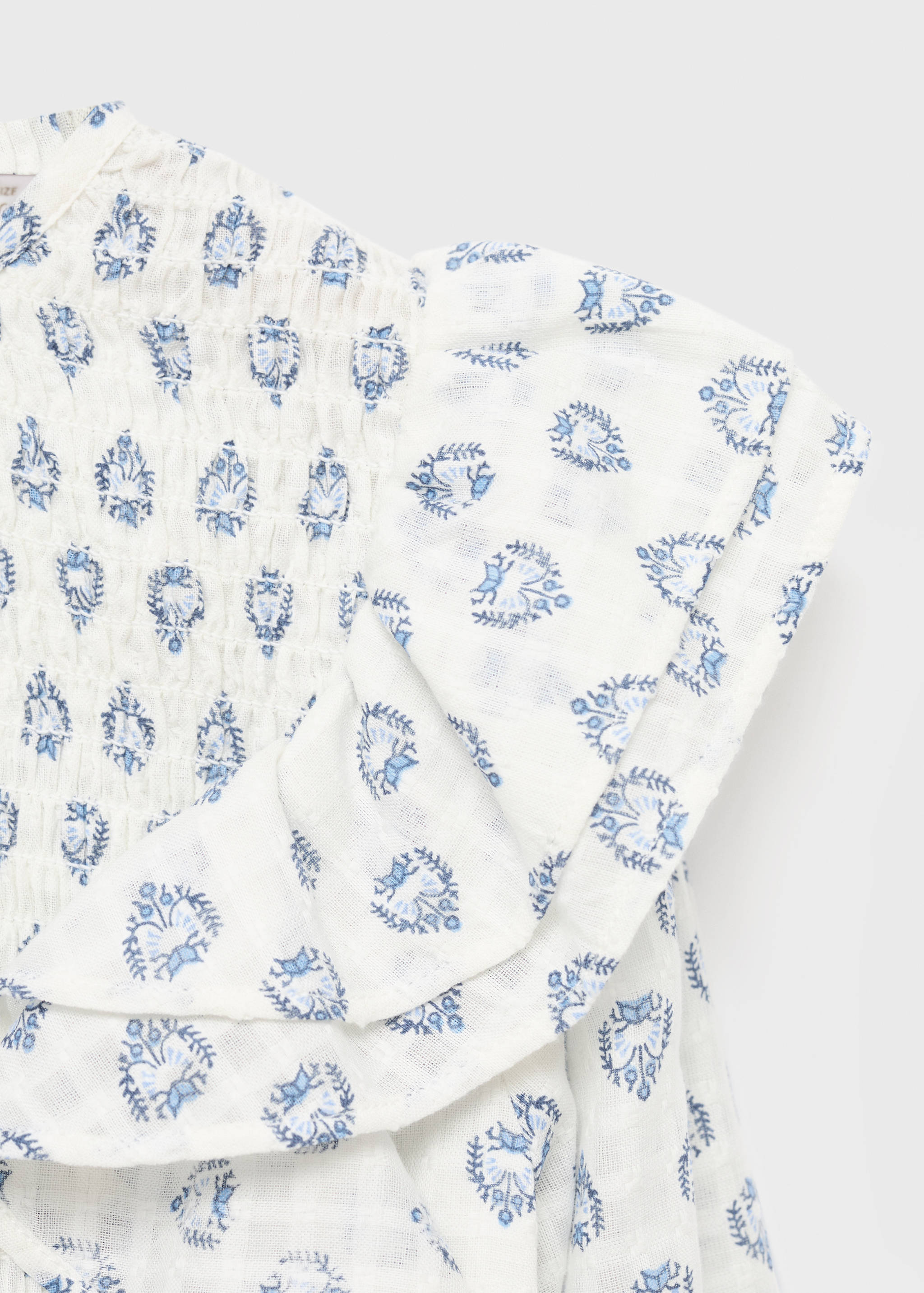 Ruffles printed blouse - Details of the article 8