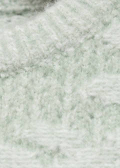 Floral-embroidered waistcoat — Pastel Green 13