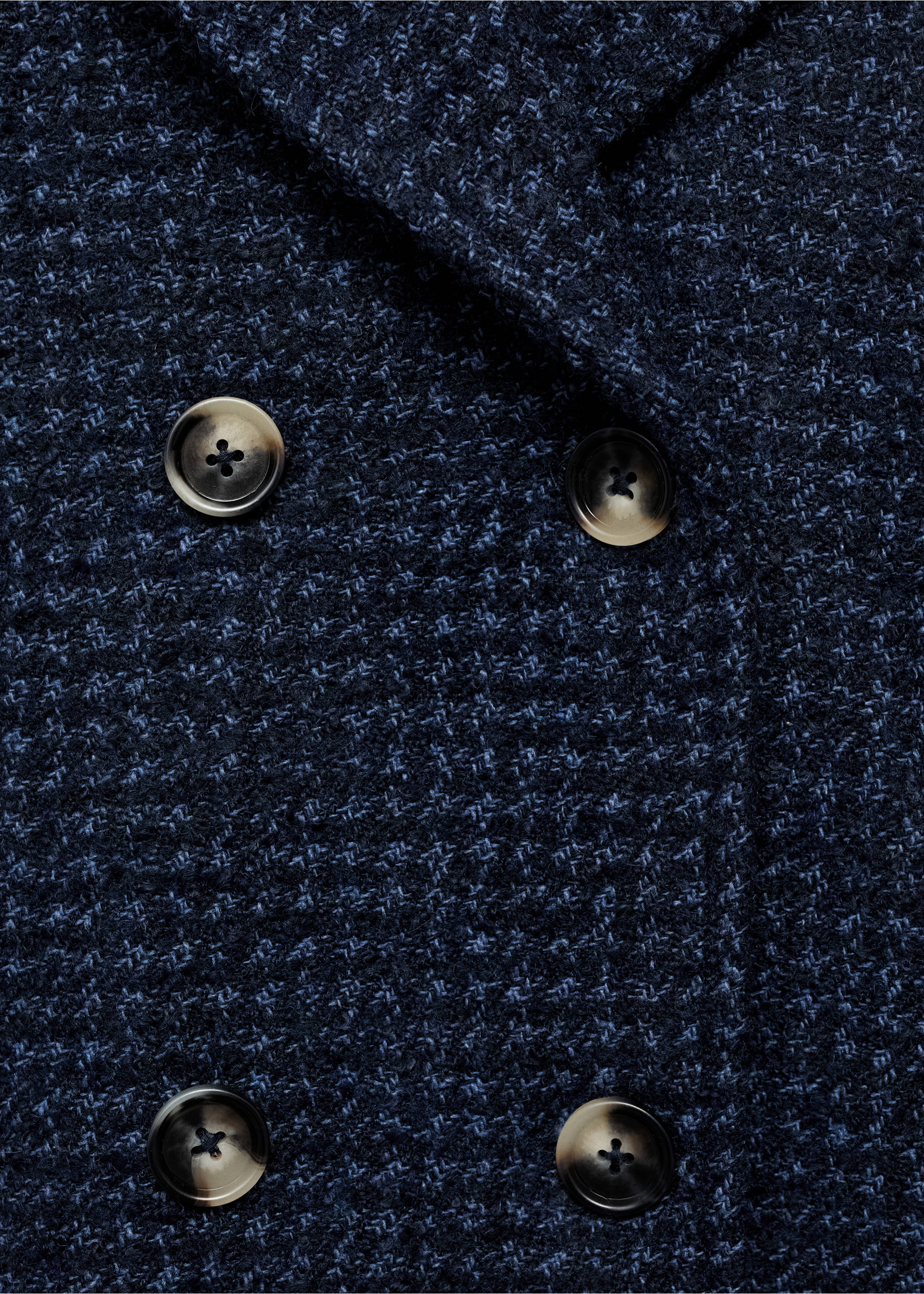 Chaqueta tweed lana - Detalle del artículo 8, Azul marino. Ref: 17055156-00.