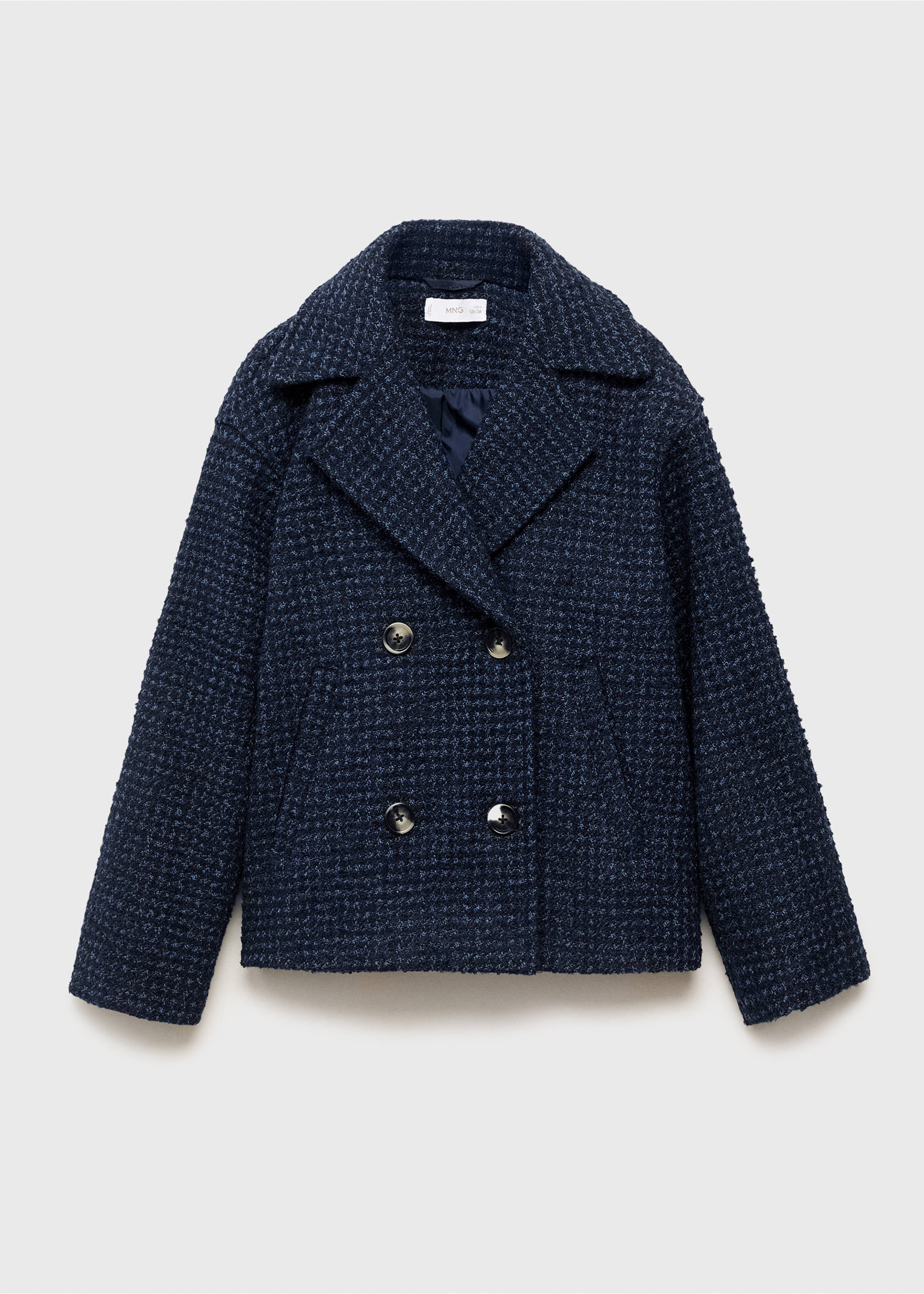Chaqueta tweed lana - Artículo sin modelo, Azul marino. Ref: 17055156-00.